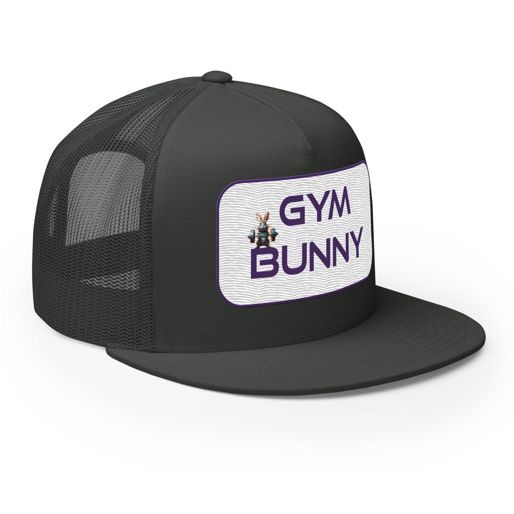 'Gym Bunny' five-panel Trucker Cap - POMA Graphics