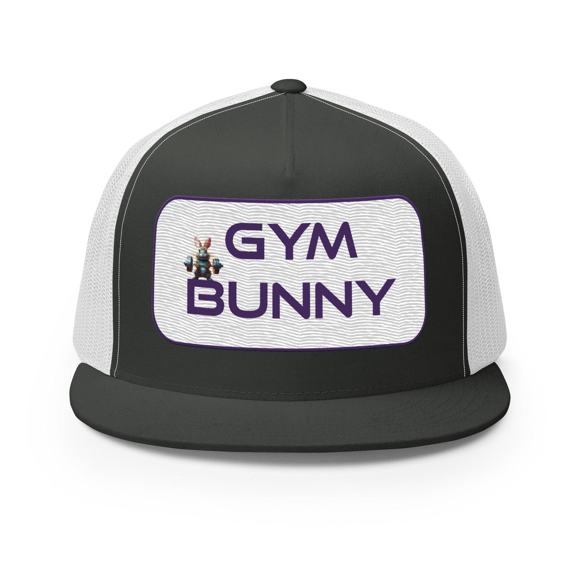 'Gym Bunny' five-panel Trucker Cap - POMA Graphics