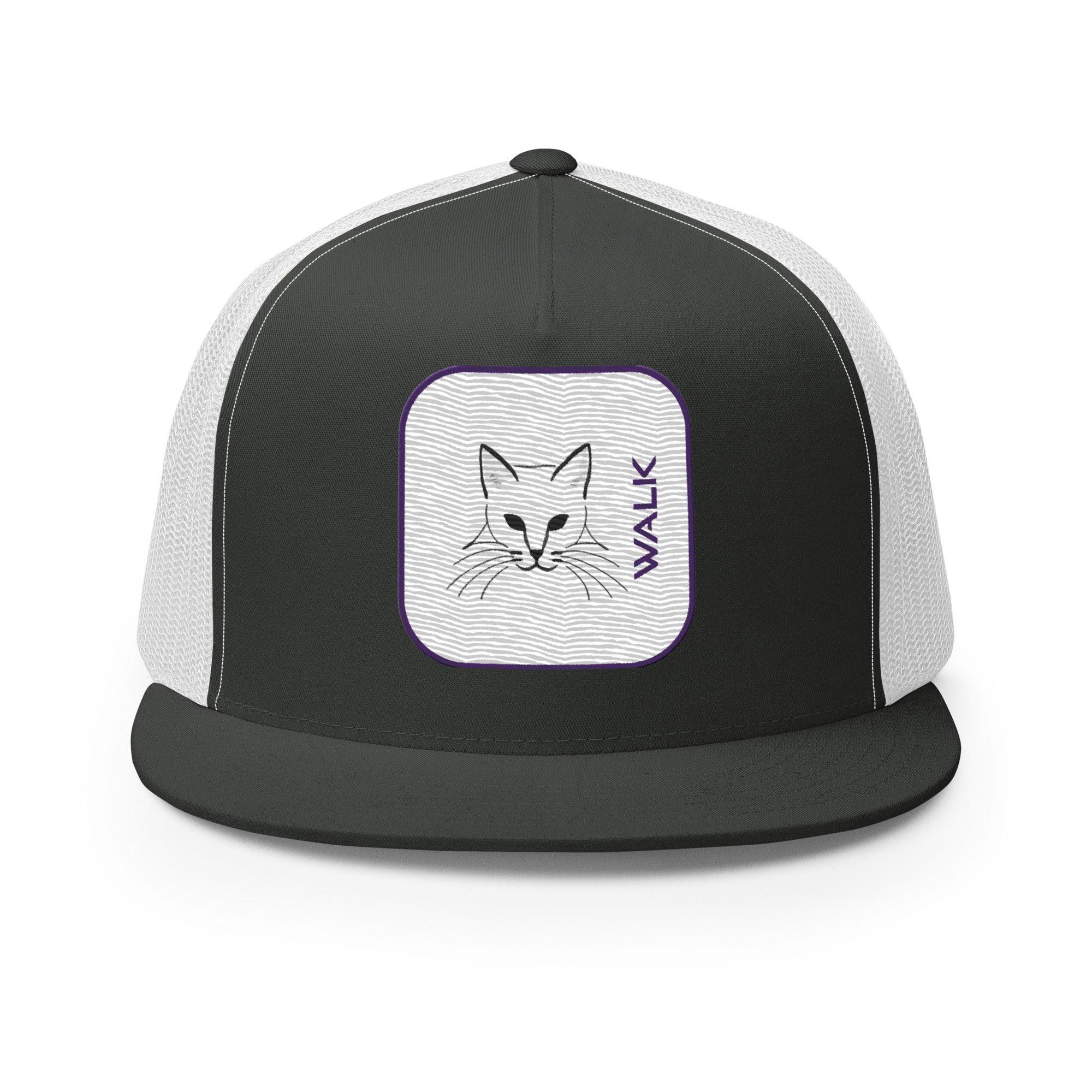 'Cat Walk' five-panel Trucker Cap - POMA Graphics