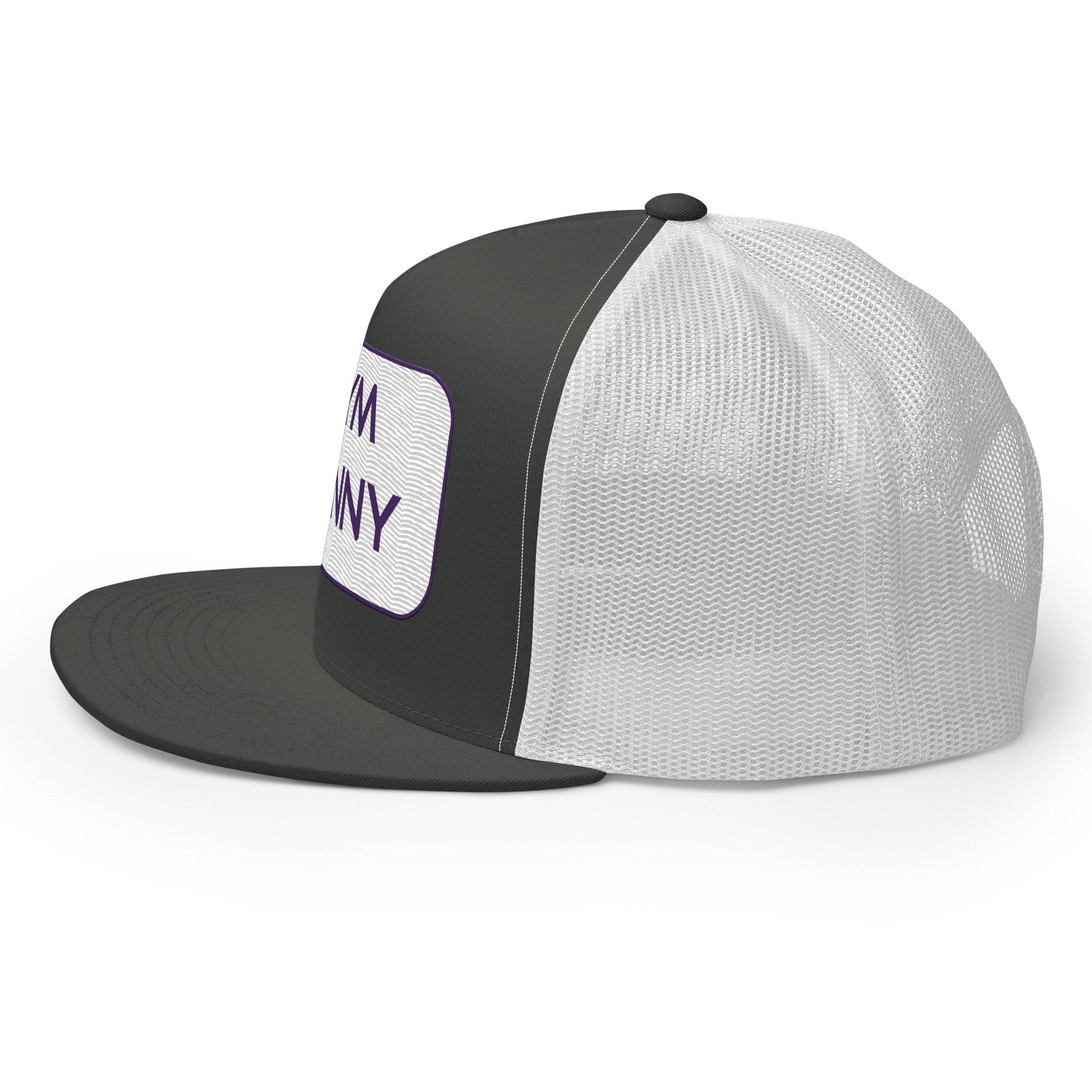 'Gym Bunny' five-panel Trucker Cap - POMA Graphics