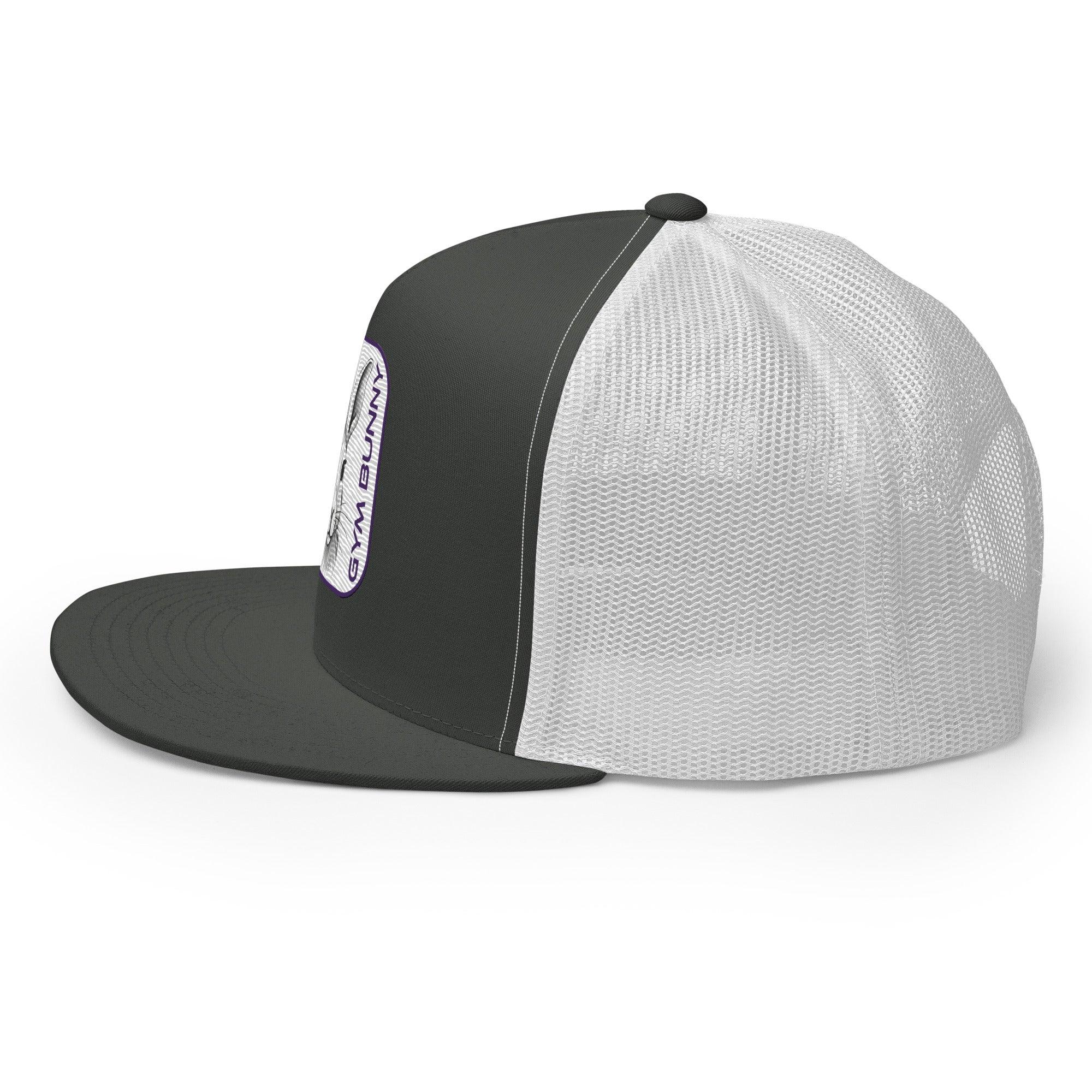 'Gym Bunny' five-panel Trucker Cap - POMA Graphics