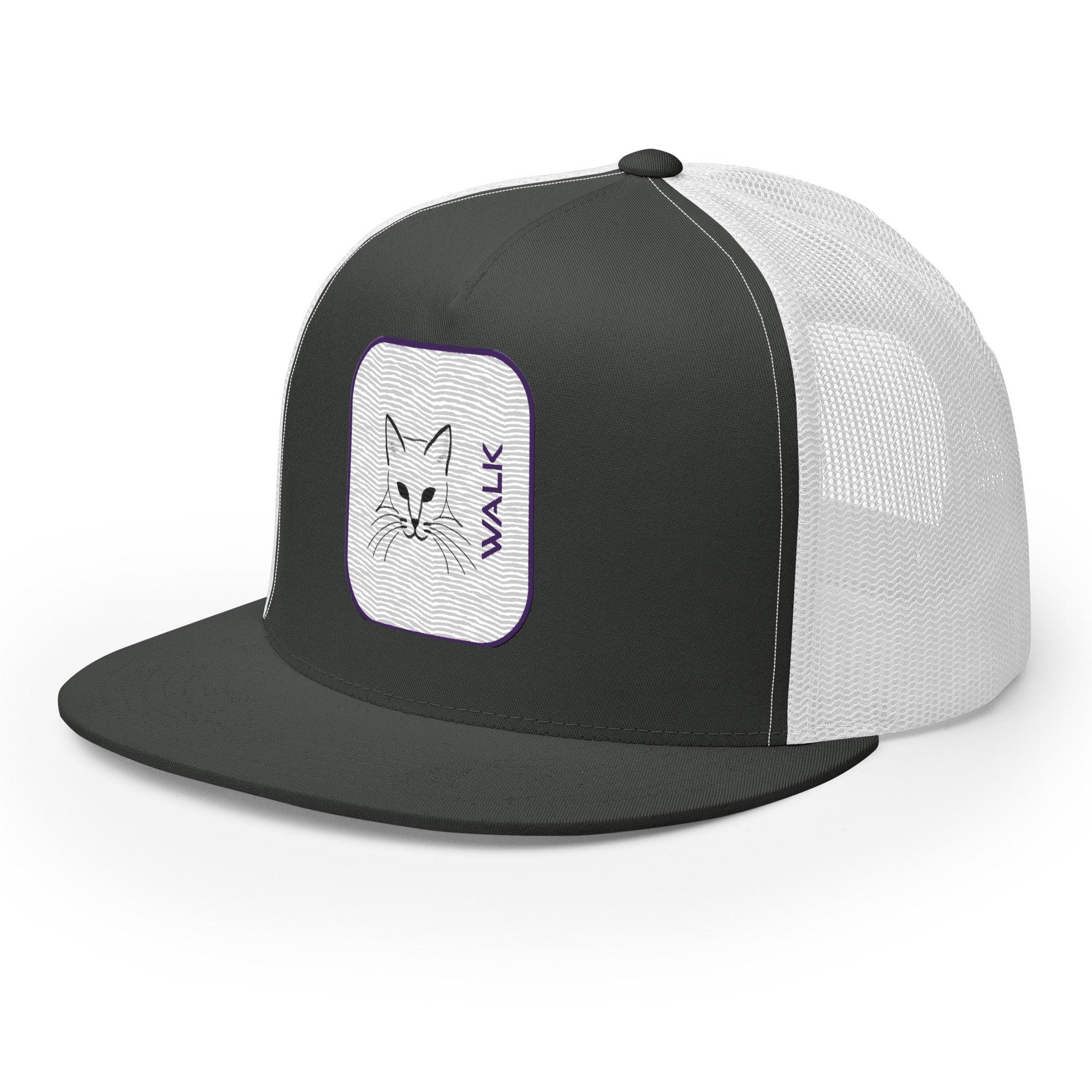 'Cat Walk' five-panel Trucker Cap - POMA Graphics