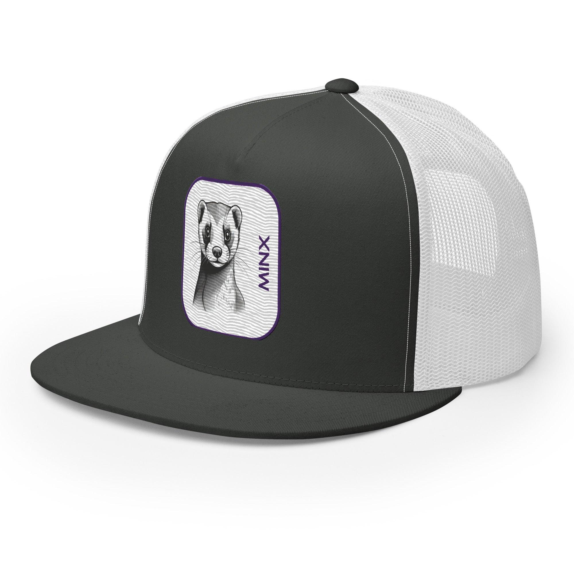 'Minx' five-panel Trucker Cap - POMA Graphics