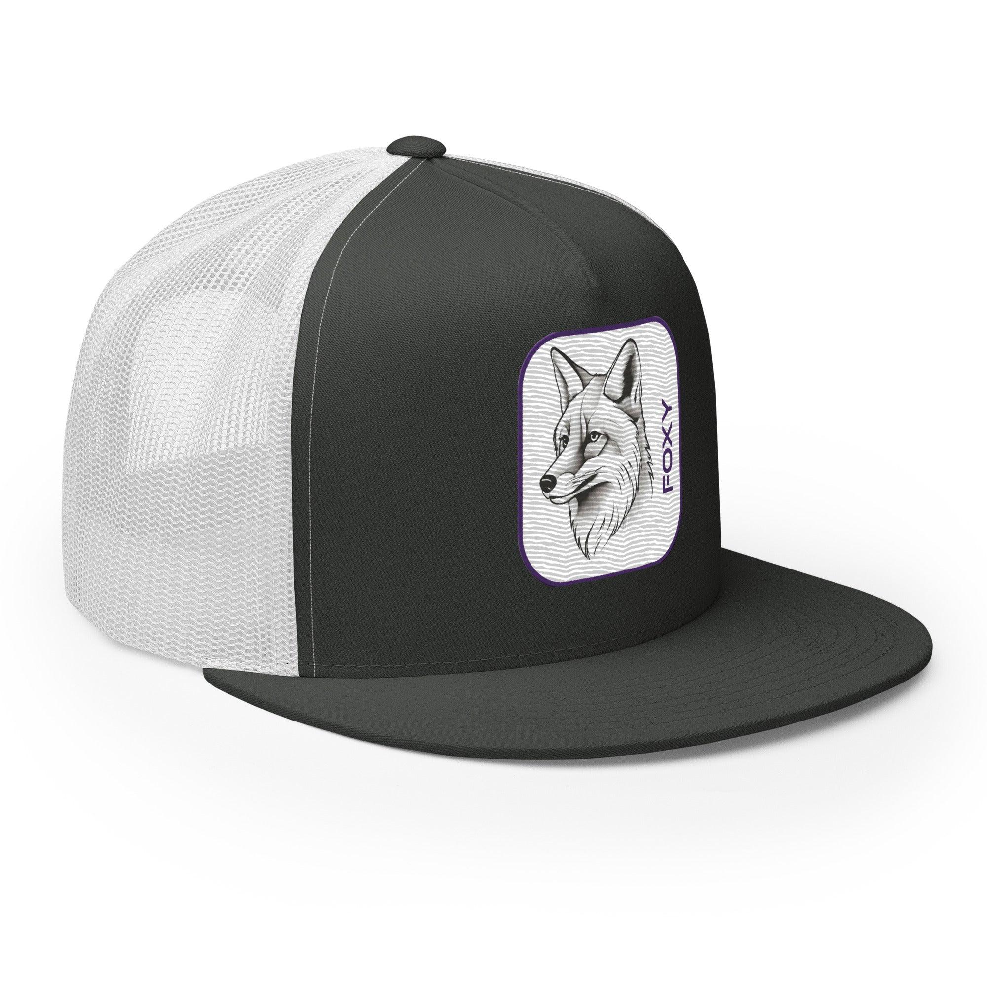 'Foxy' five-panel Trucker Cap - POMA Graphics