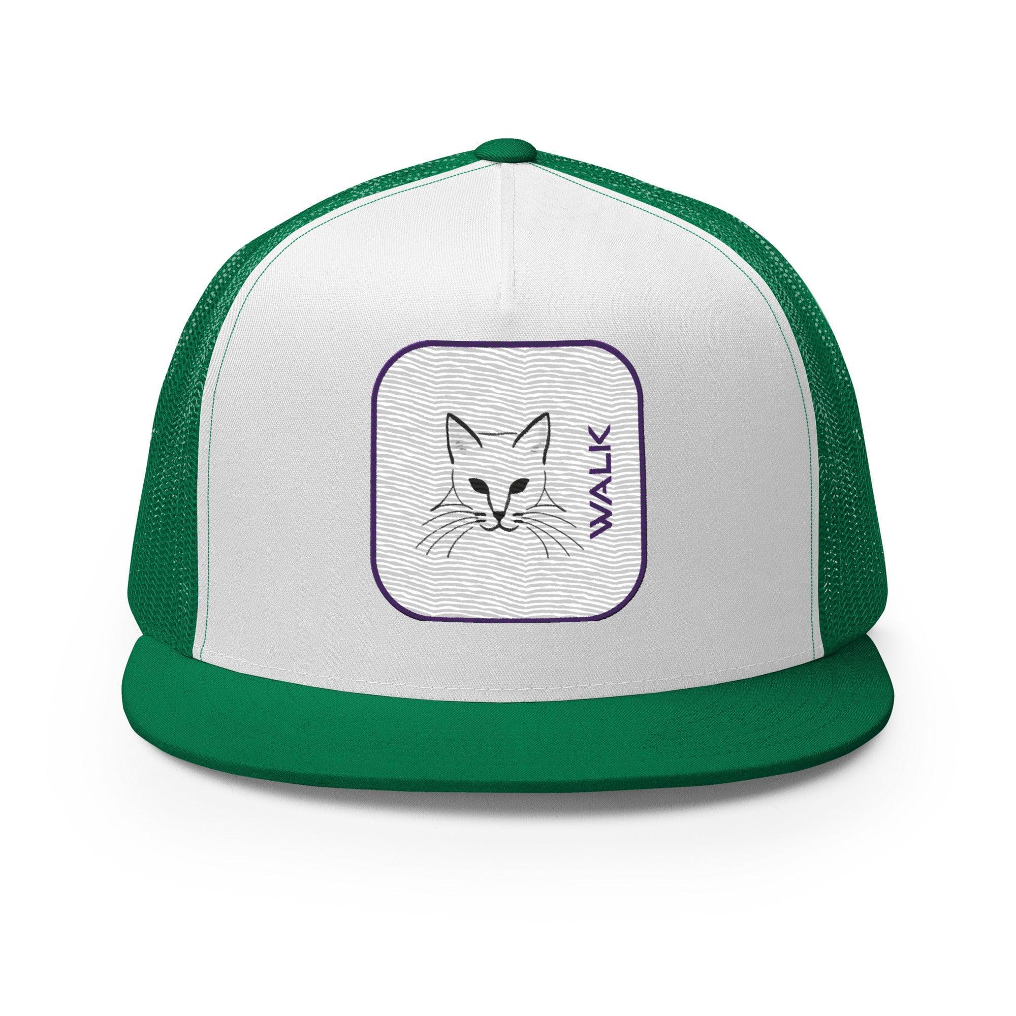 'Cat Walk' five-panel Trucker Cap - POMA Graphics