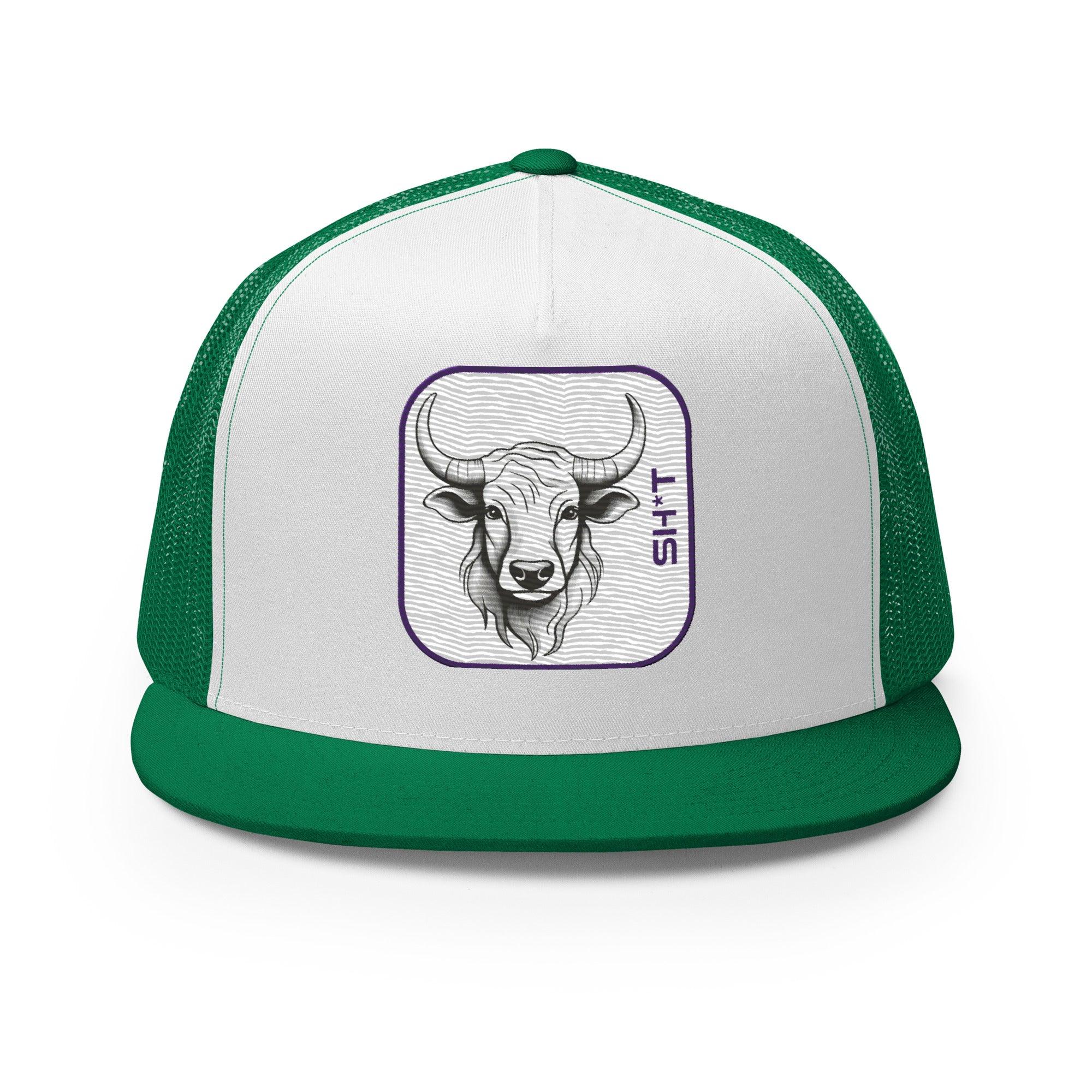 'Bull Sh*t' five-panel Trucker Cap - POMA Graphics