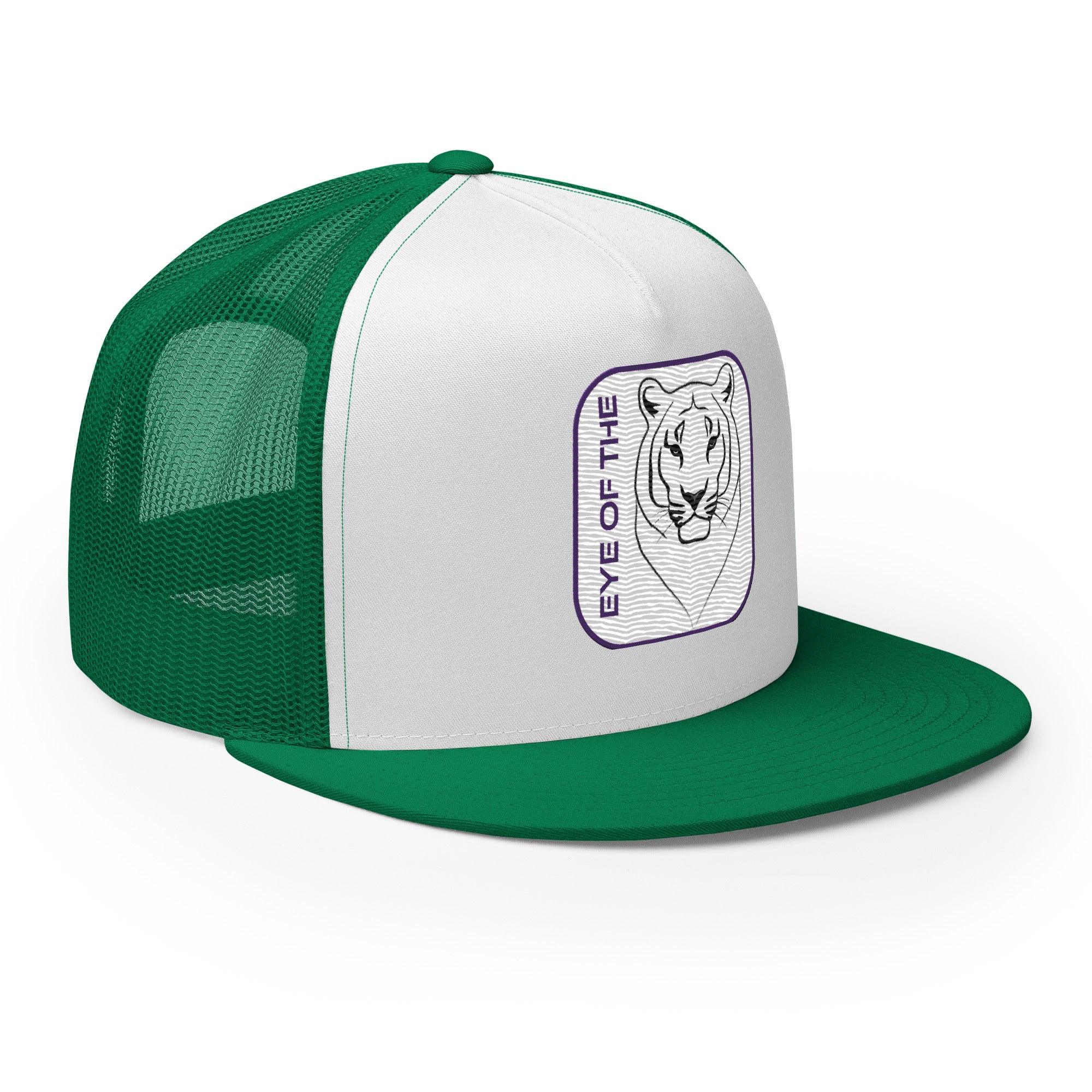 'Eye Of The Tiger' five-panel Trucker Cap - POMA Graphics