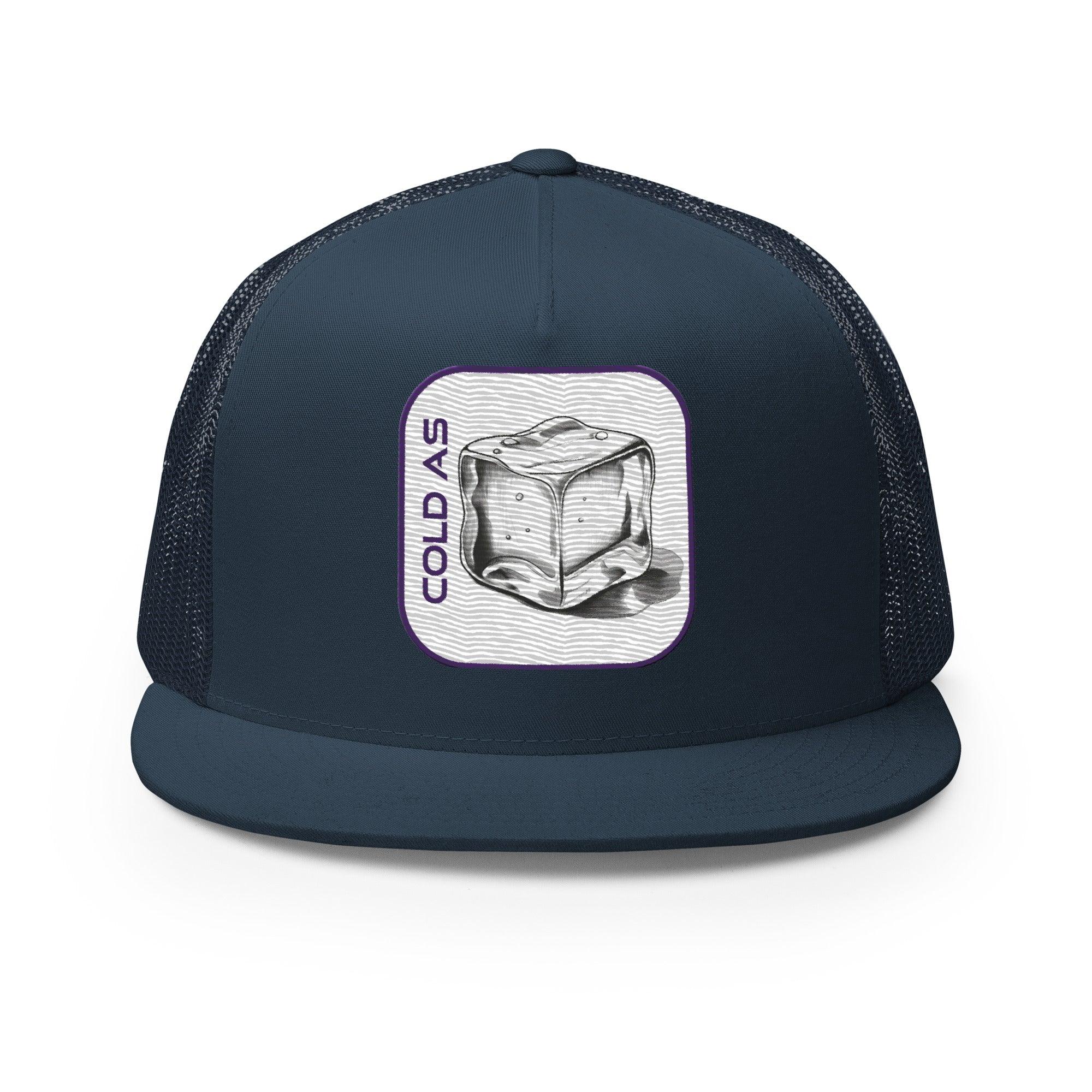 'Cold As Ice' five-panel Trucker Cap - POMA Graphics