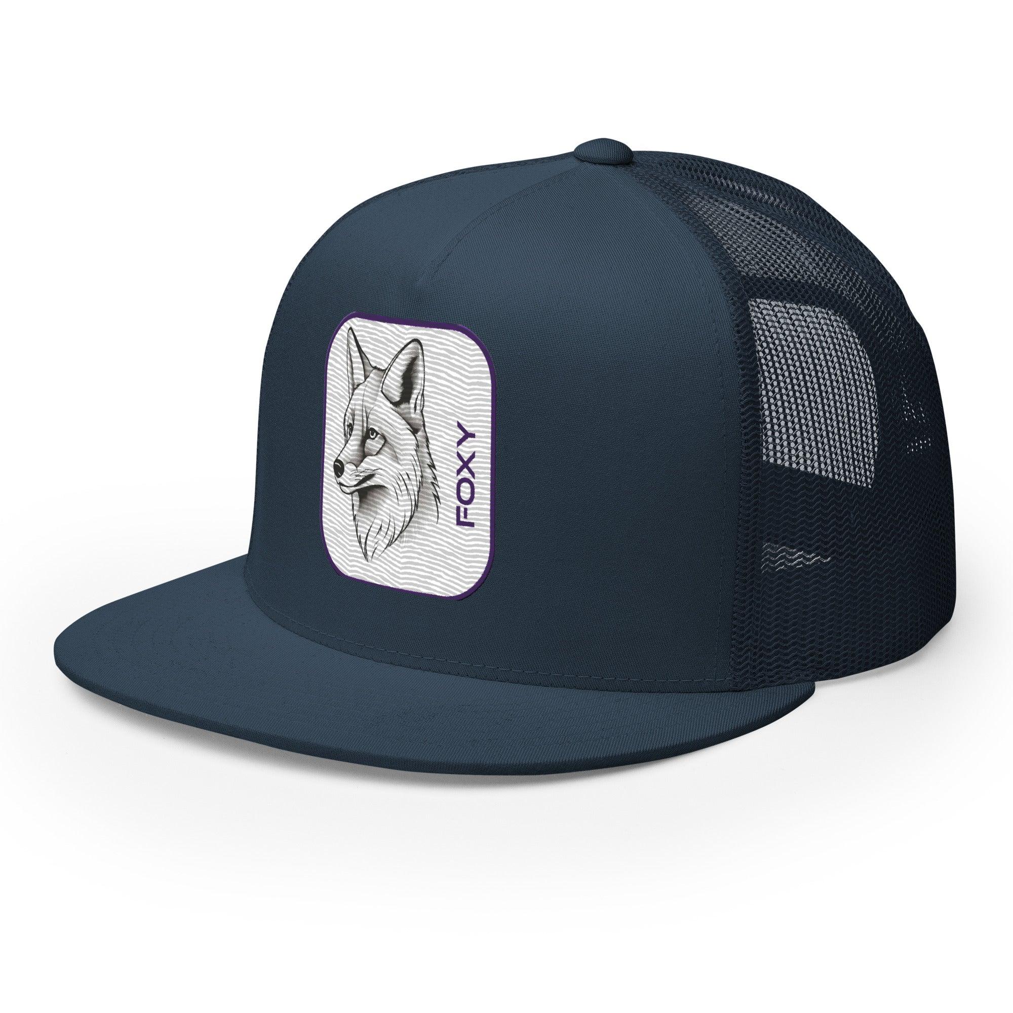 'Foxy' five-panel Trucker Cap - POMA Graphics