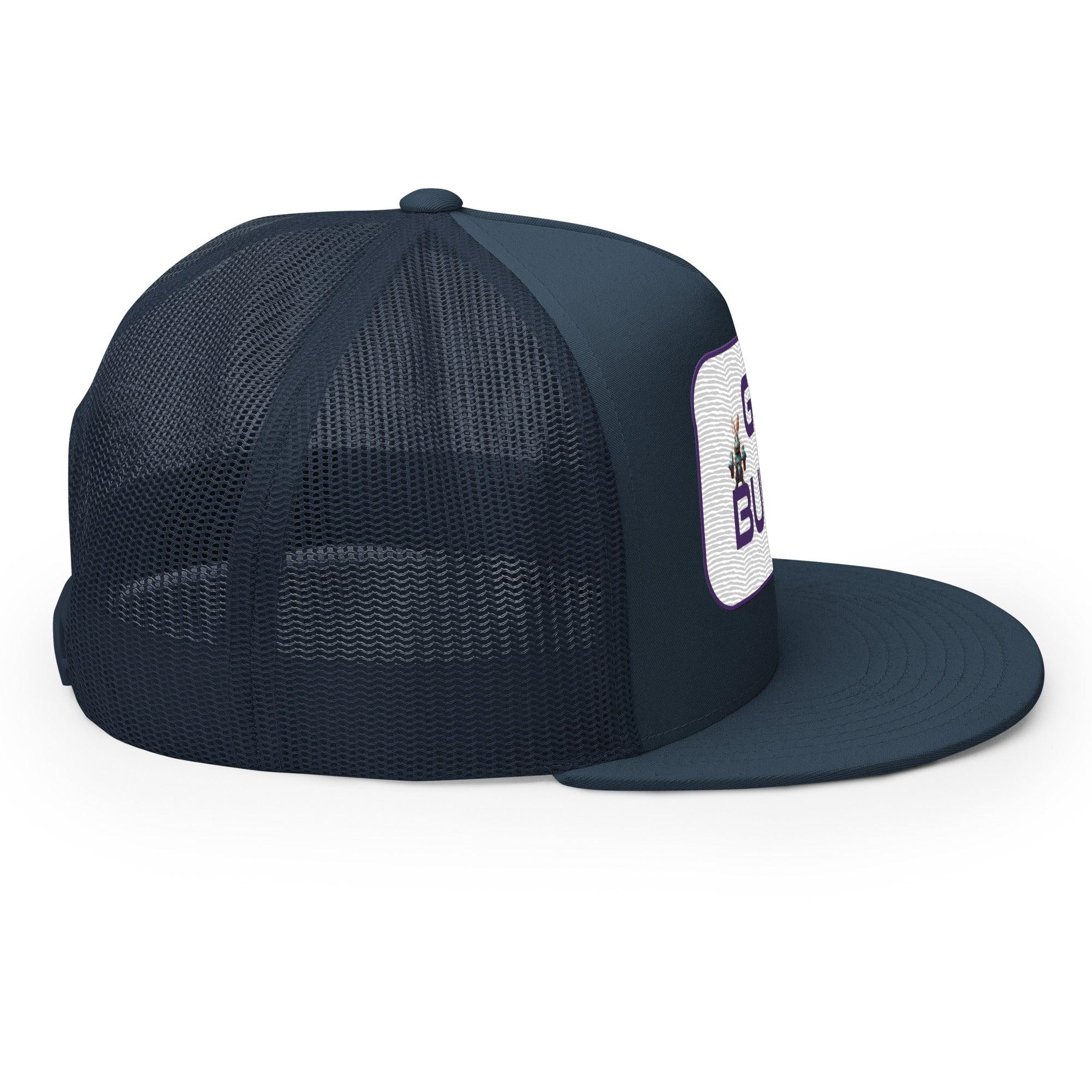 'Gym Bunny' five-panel Trucker Cap - POMA Graphics