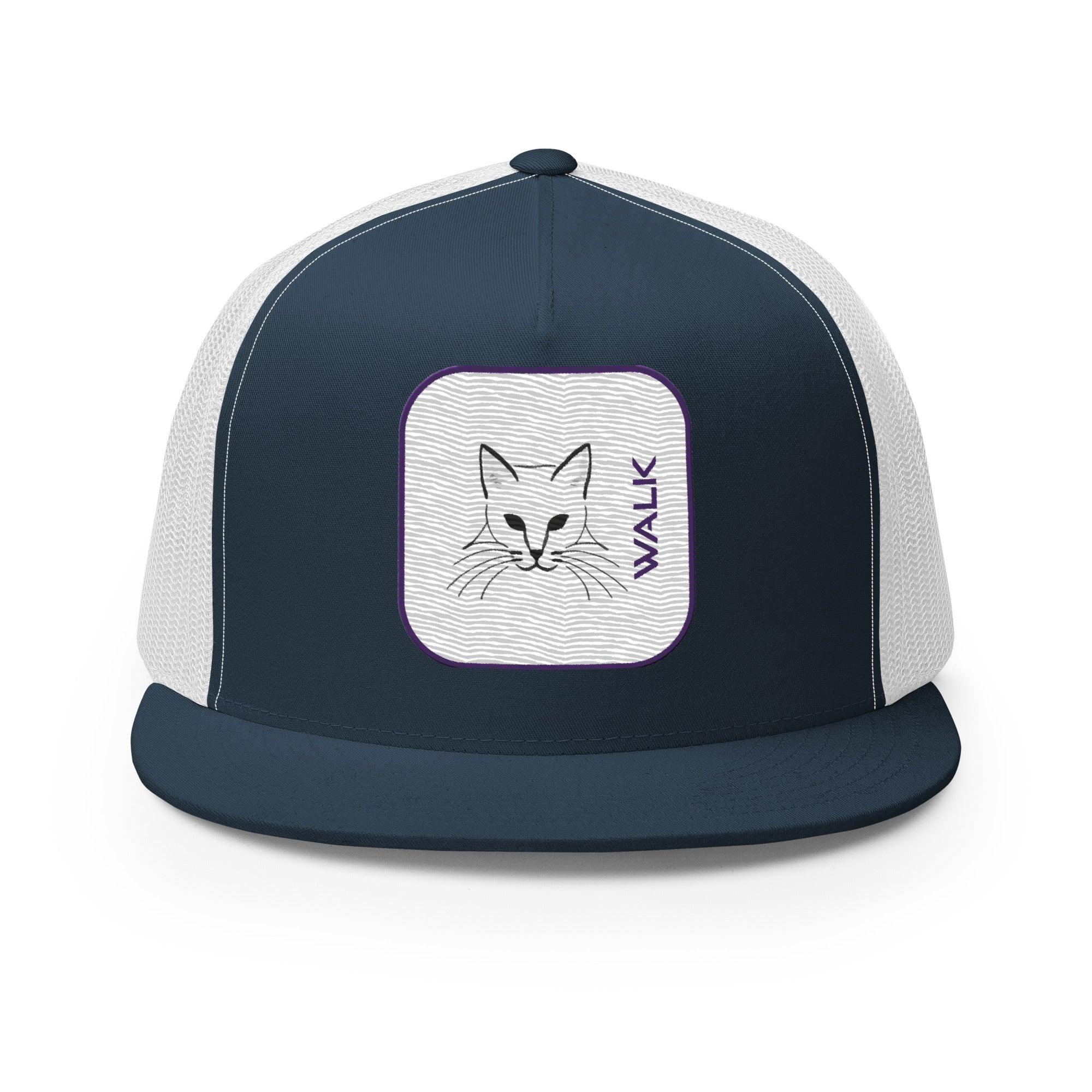 'Cat Walk' five-panel Trucker Cap - POMA Graphics