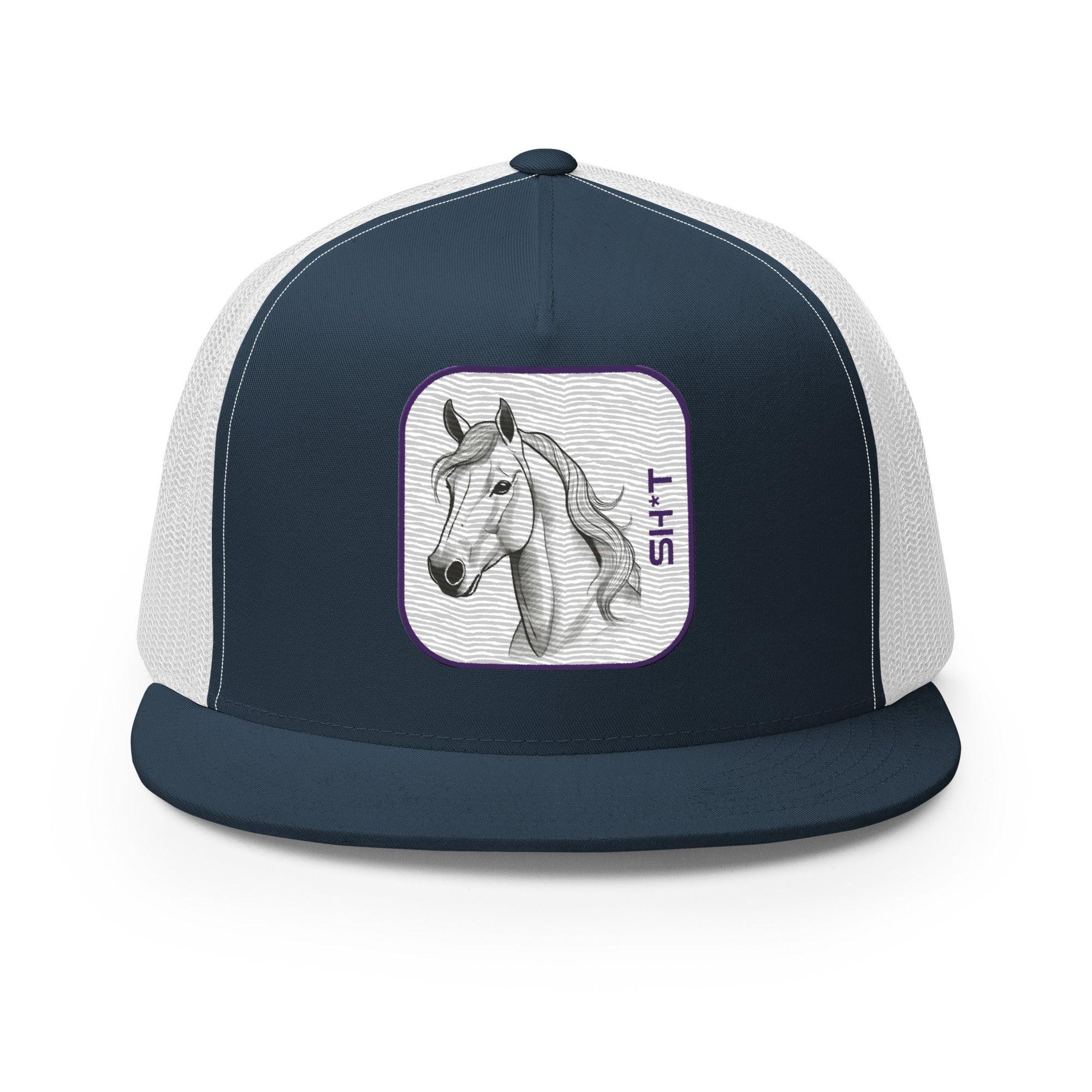 'Horse Sh*t' five-panel Trucker Cap - POMA Graphics