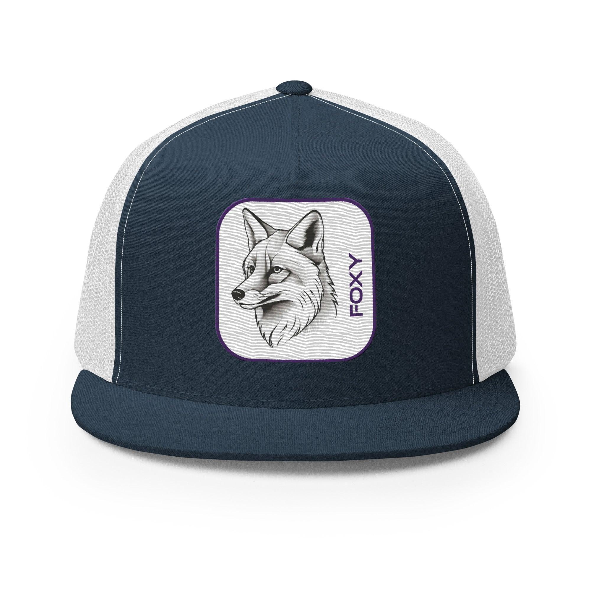 'Foxy' five-panel Trucker Cap - POMA Graphics