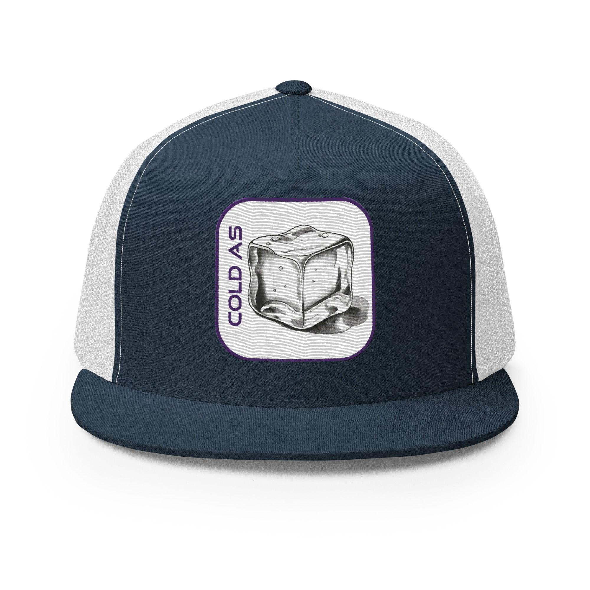 'Cold As Ice' five-panel Trucker Cap - POMA Graphics