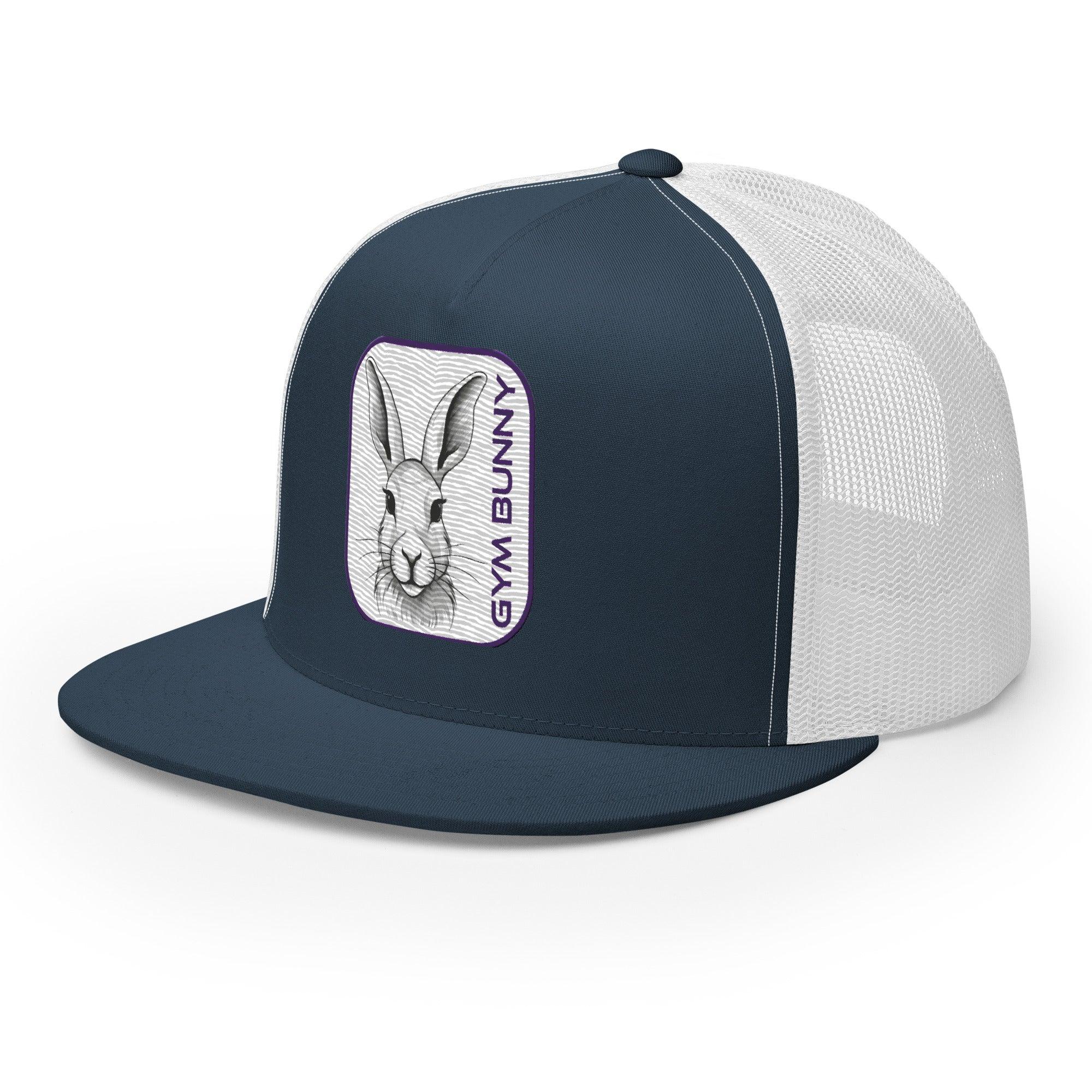 'Gym Bunny' five-panel Trucker Cap - POMA Graphics