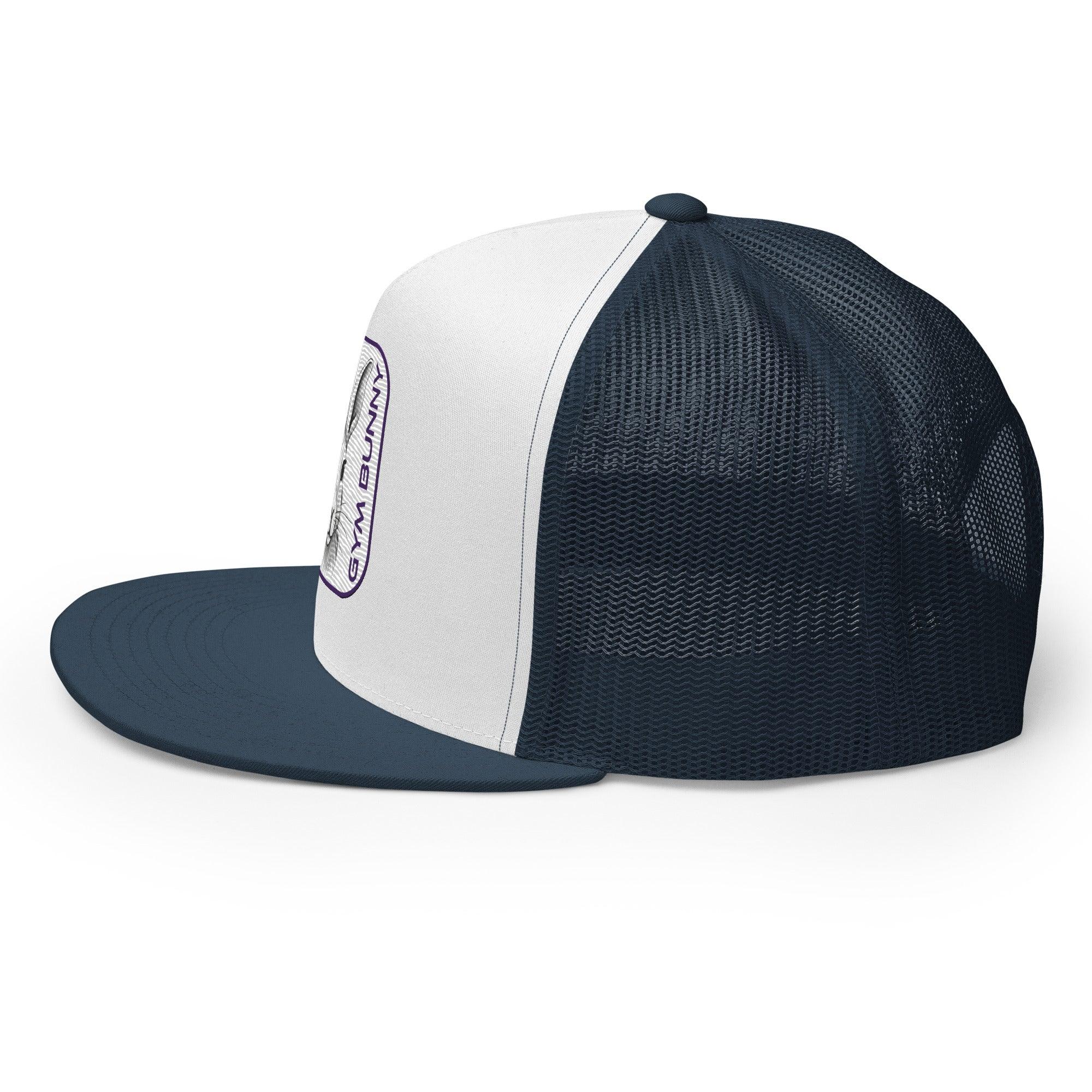 'Gym Bunny' five-panel Trucker Cap - POMA Graphics