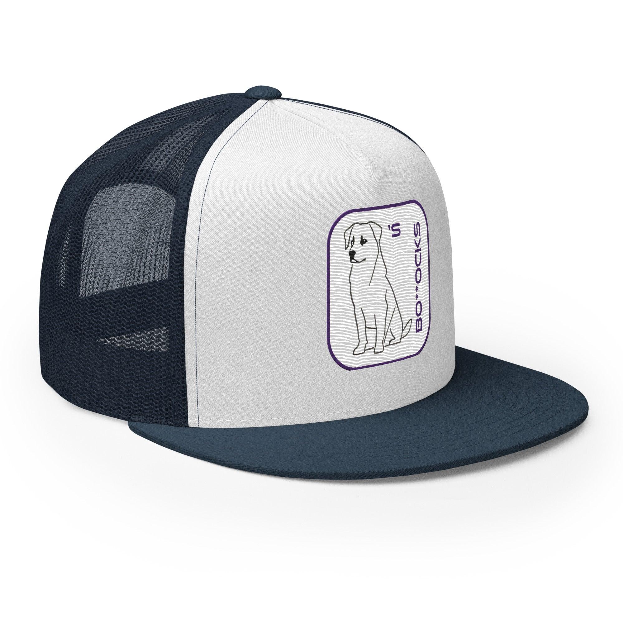 'Dog's Bo**ocks' five-panel Trucker Cap - POMA Graphics