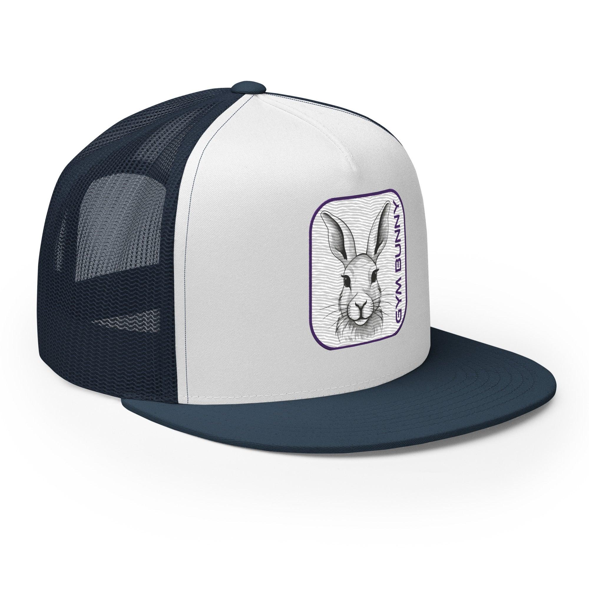 'Gym Bunny' five-panel Trucker Cap - POMA Graphics