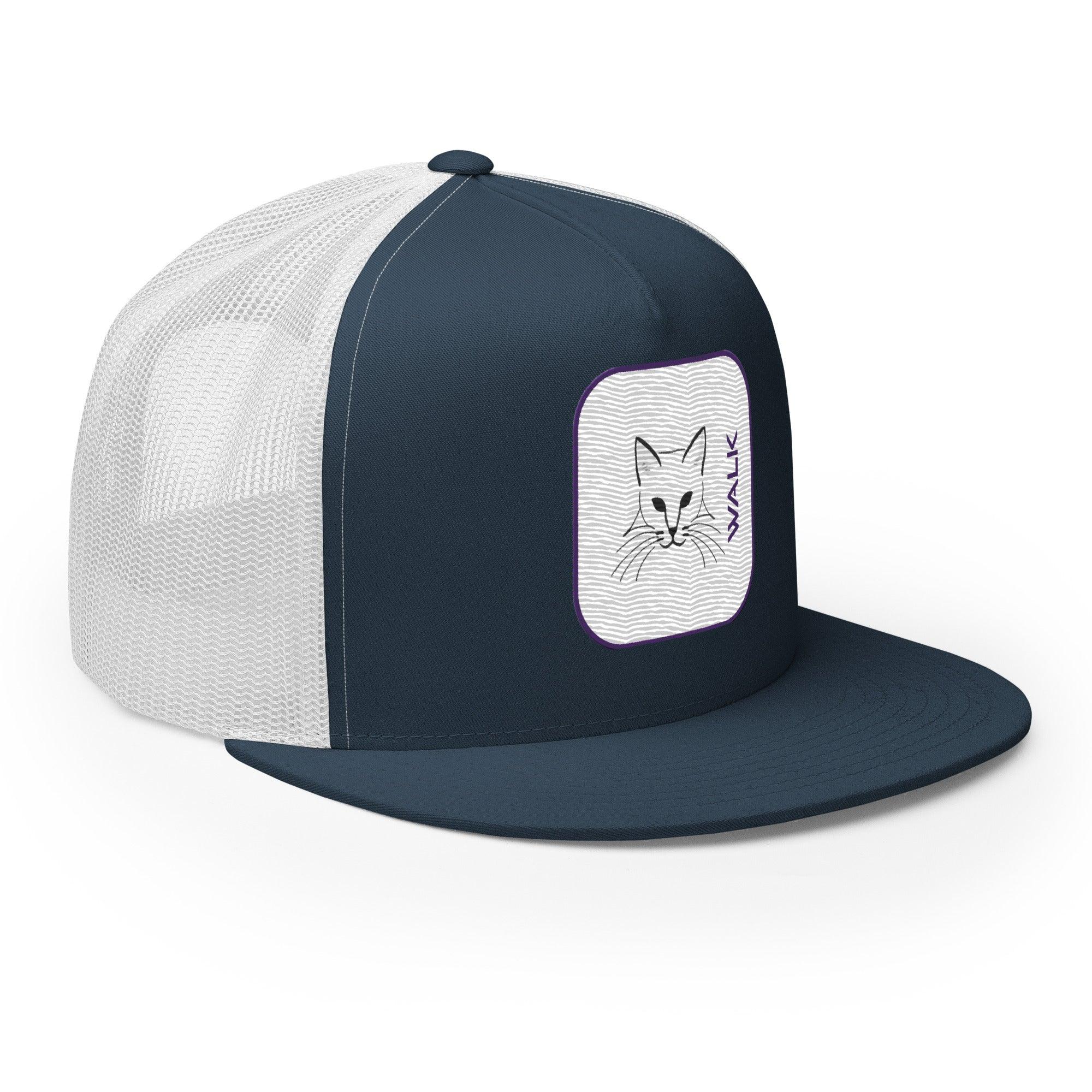 'Cat Walk' five-panel Trucker Cap - POMA Graphics