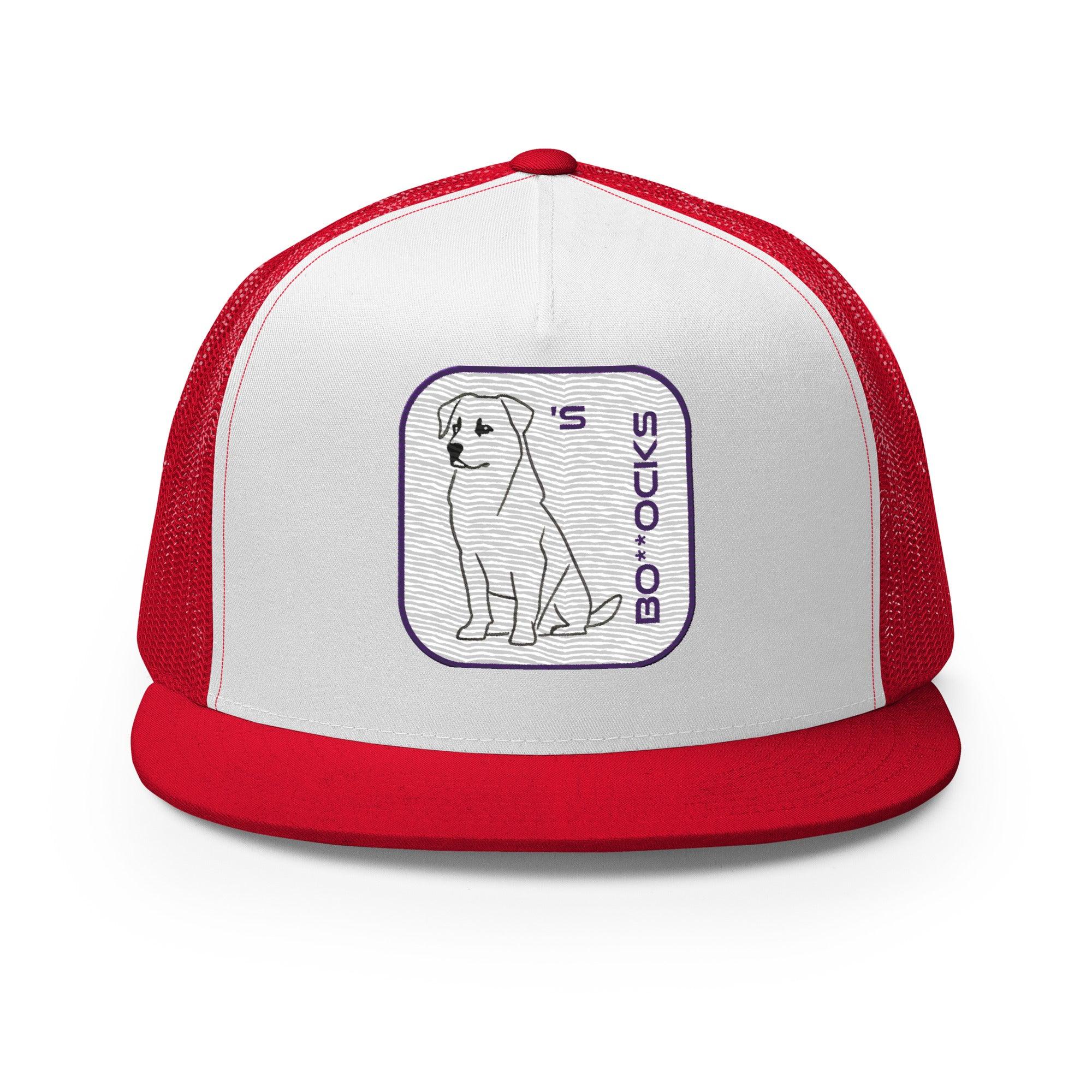 'Dog's Bo**ocks' five-panel Trucker Cap - POMA Graphics