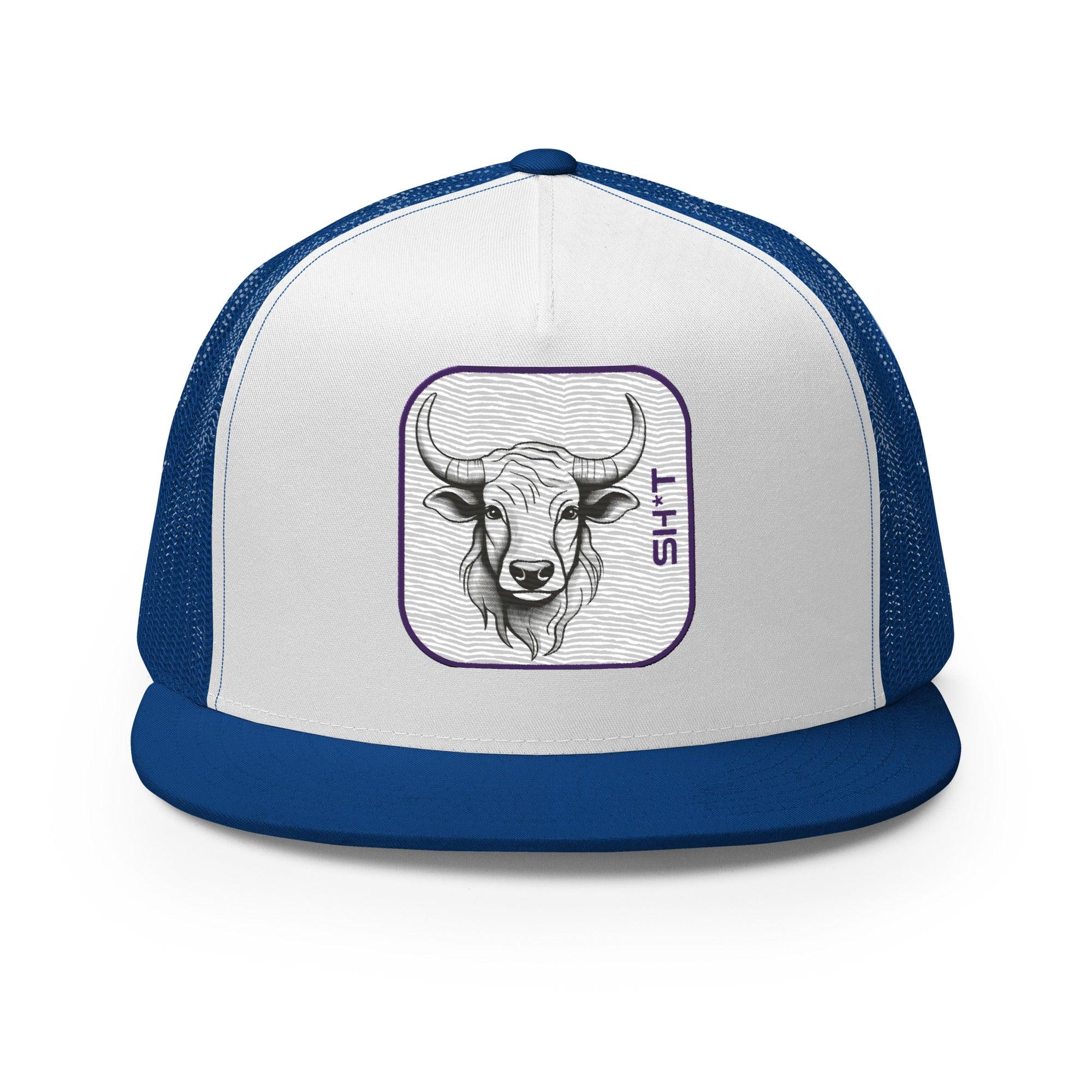 'Bull Sh*t' five-panel Trucker Cap - POMA Graphics