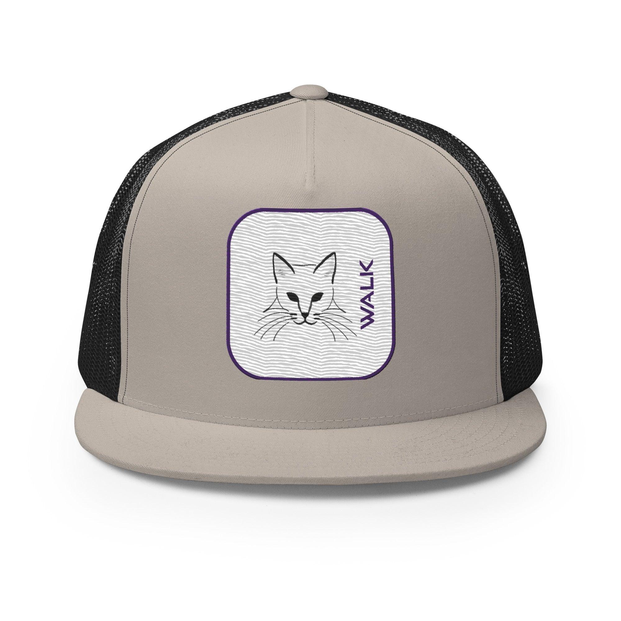 'Cat Walk' five-panel Trucker Cap - POMA Graphics