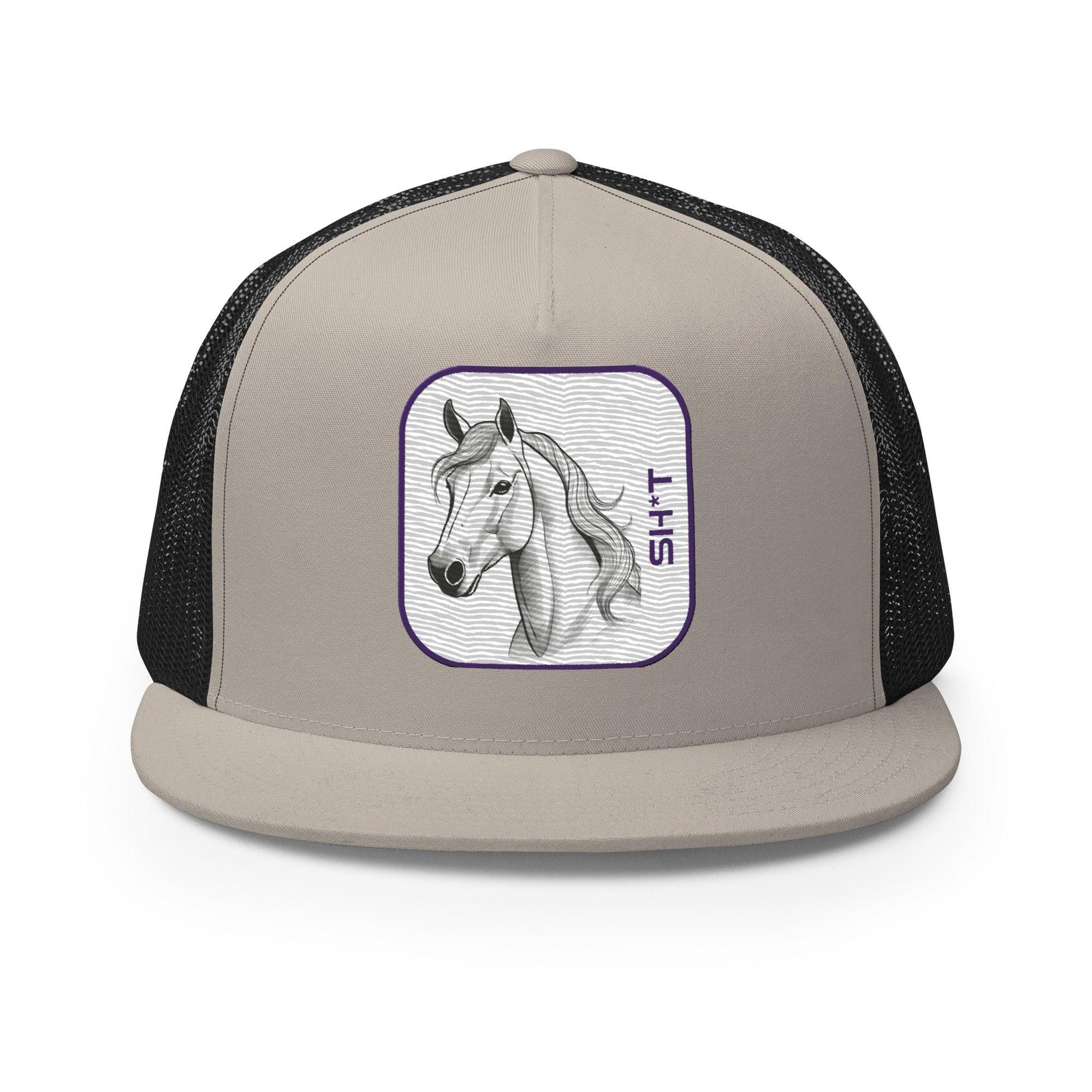 'Horse Sh*t' five-panel Trucker Cap - POMA Graphics