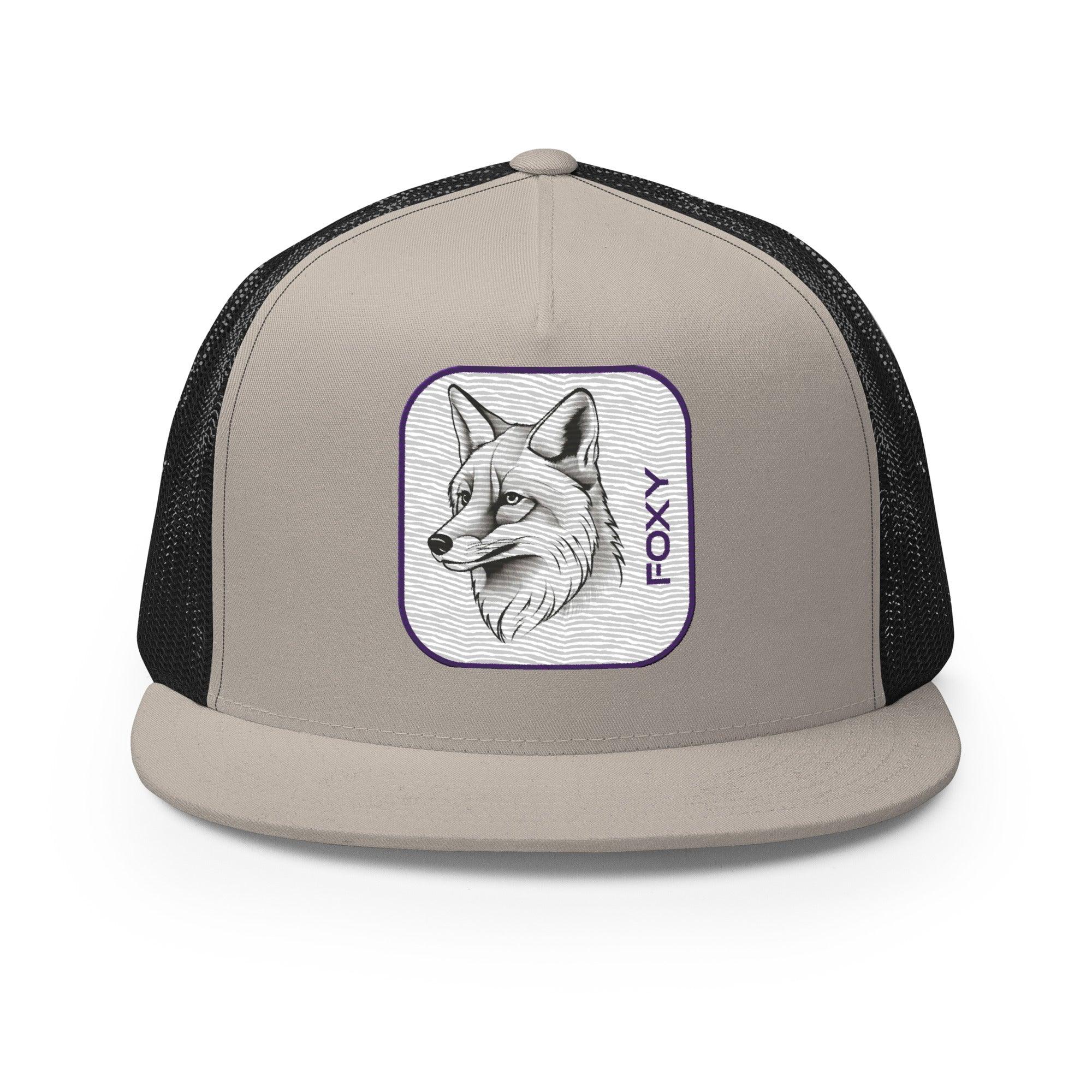 'Foxy' five-panel Trucker Cap - POMA Graphics