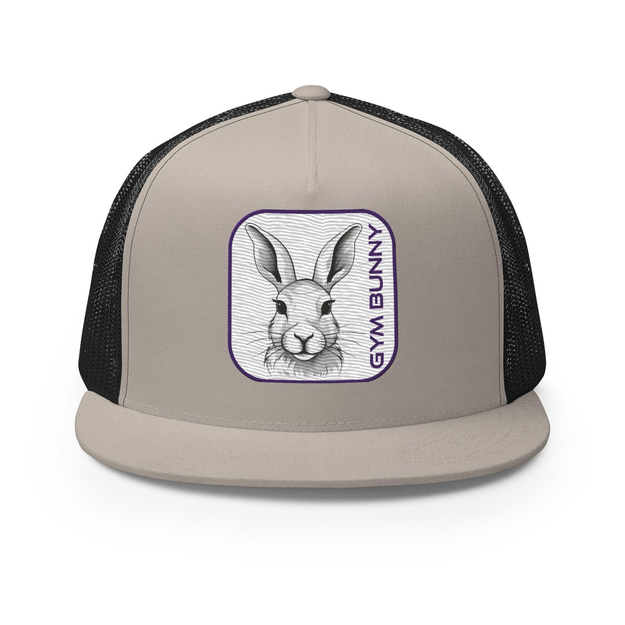 'Gym Bunny' five-panel Trucker Cap - POMA Graphics