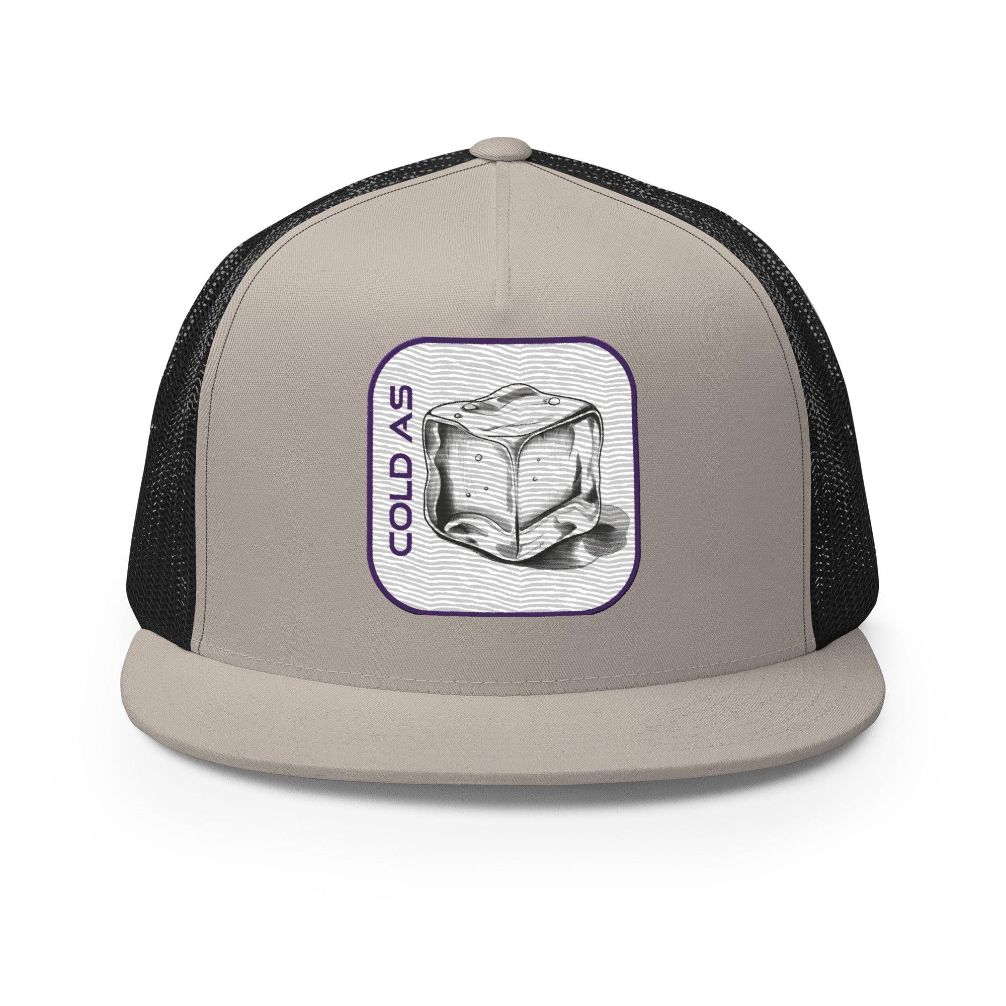 'Cold As Ice' five-panel Trucker Cap - POMA Graphics