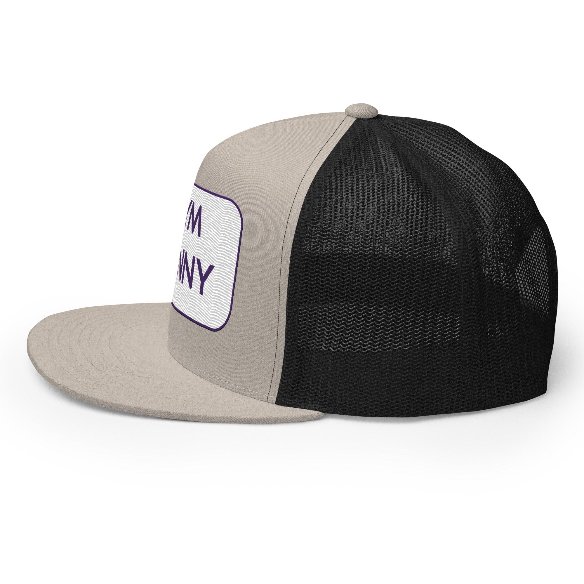 'Gym Bunny' five-panel Trucker Cap - POMA Graphics