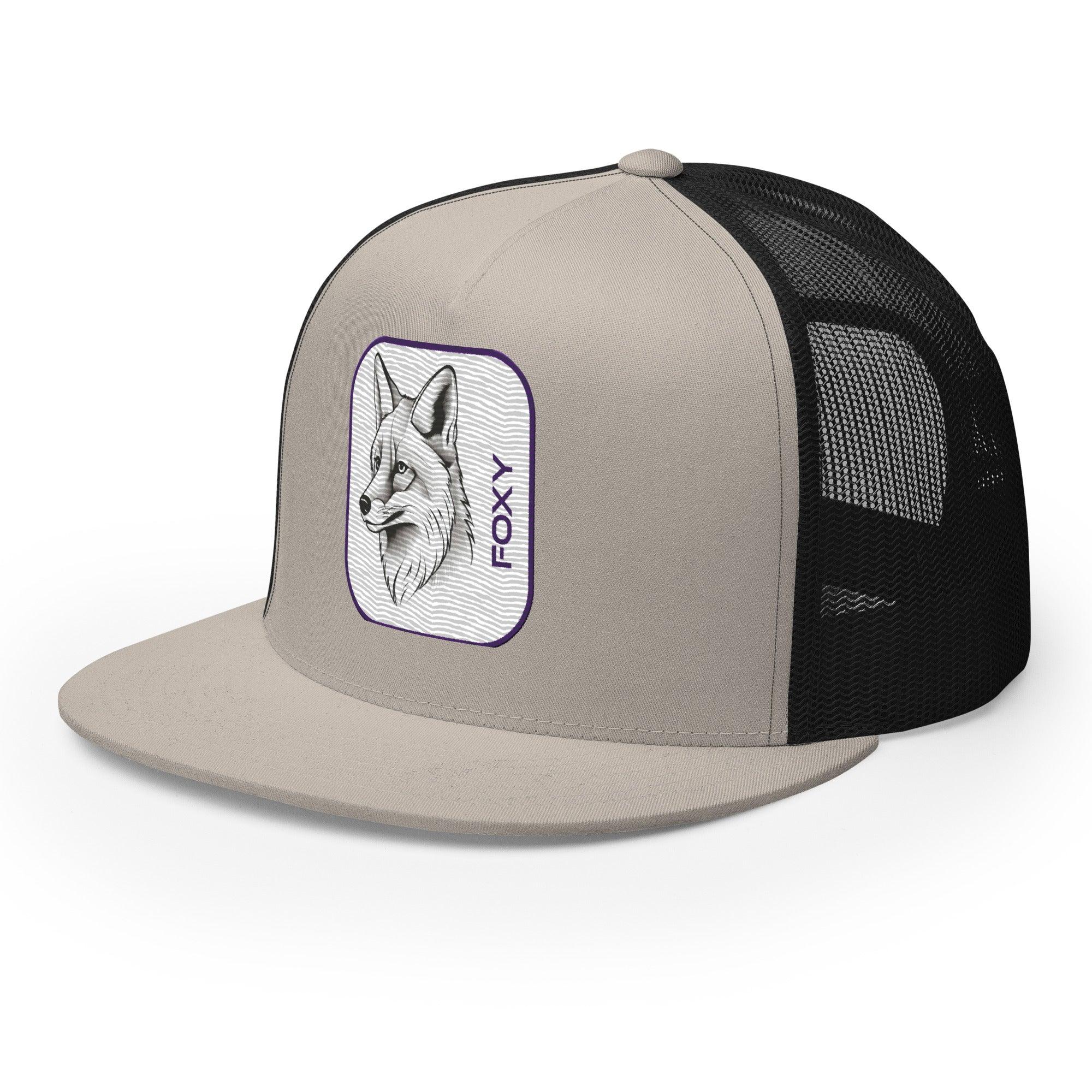 'Foxy' five-panel Trucker Cap - POMA Graphics