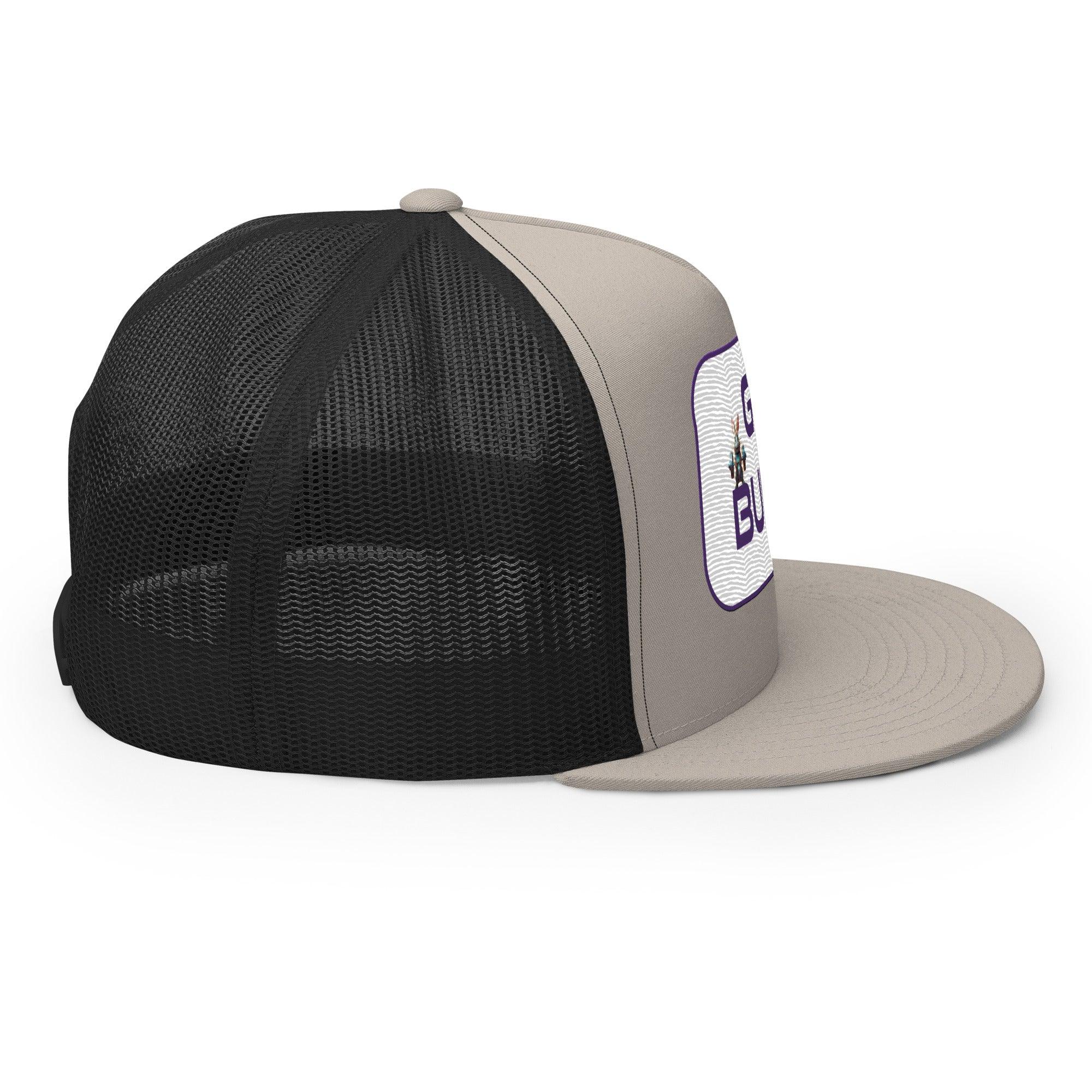 'Gym Bunny' five-panel Trucker Cap - POMA Graphics