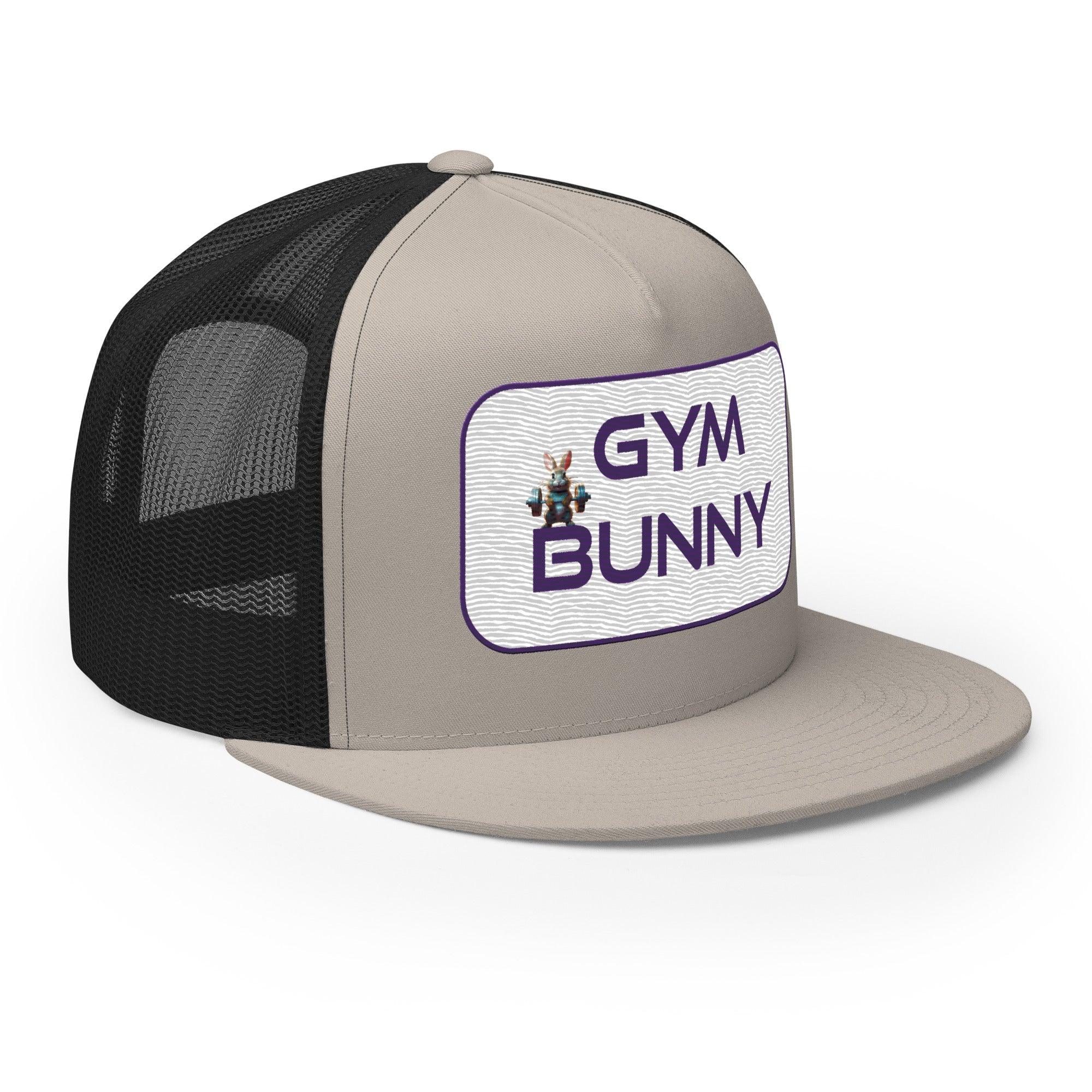 'Gym Bunny' five-panel Trucker Cap - POMA Graphics