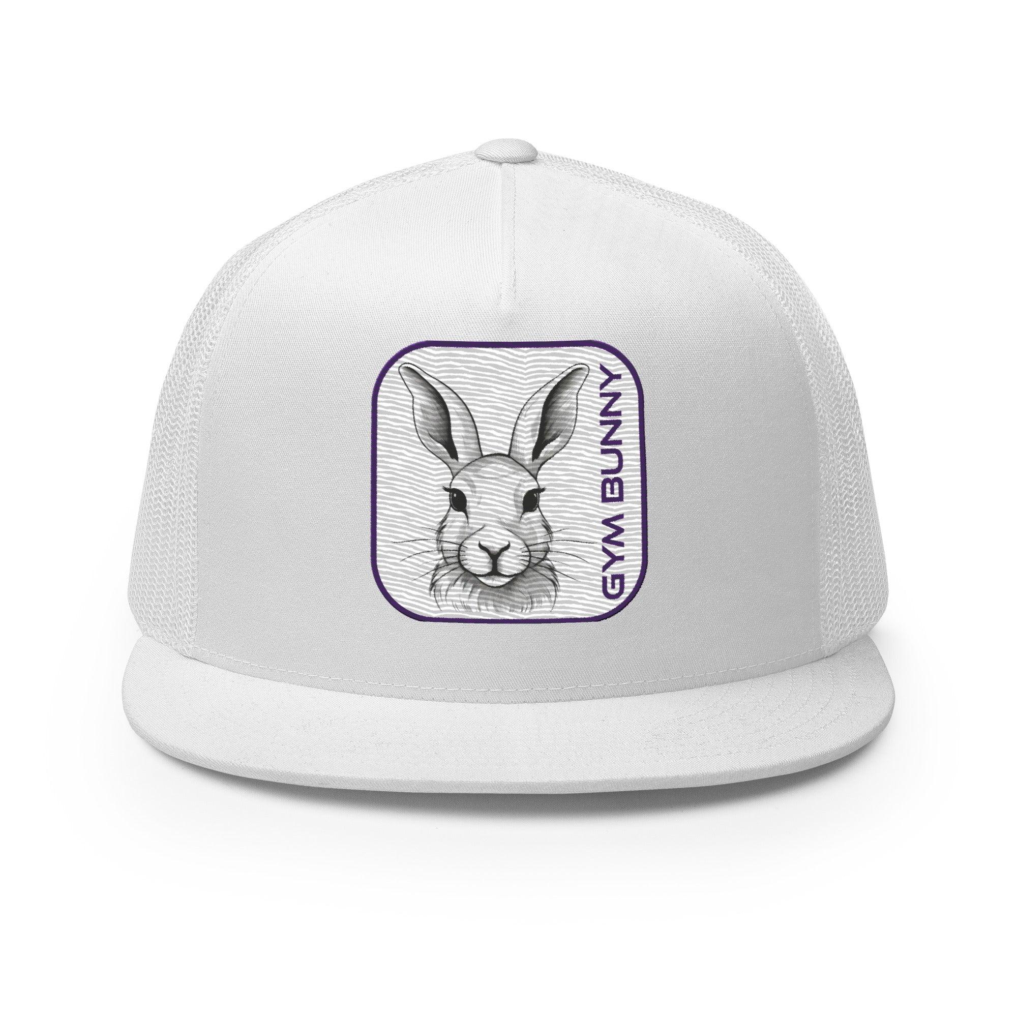 'Gym Bunny' five-panel Trucker Cap - POMA Graphics