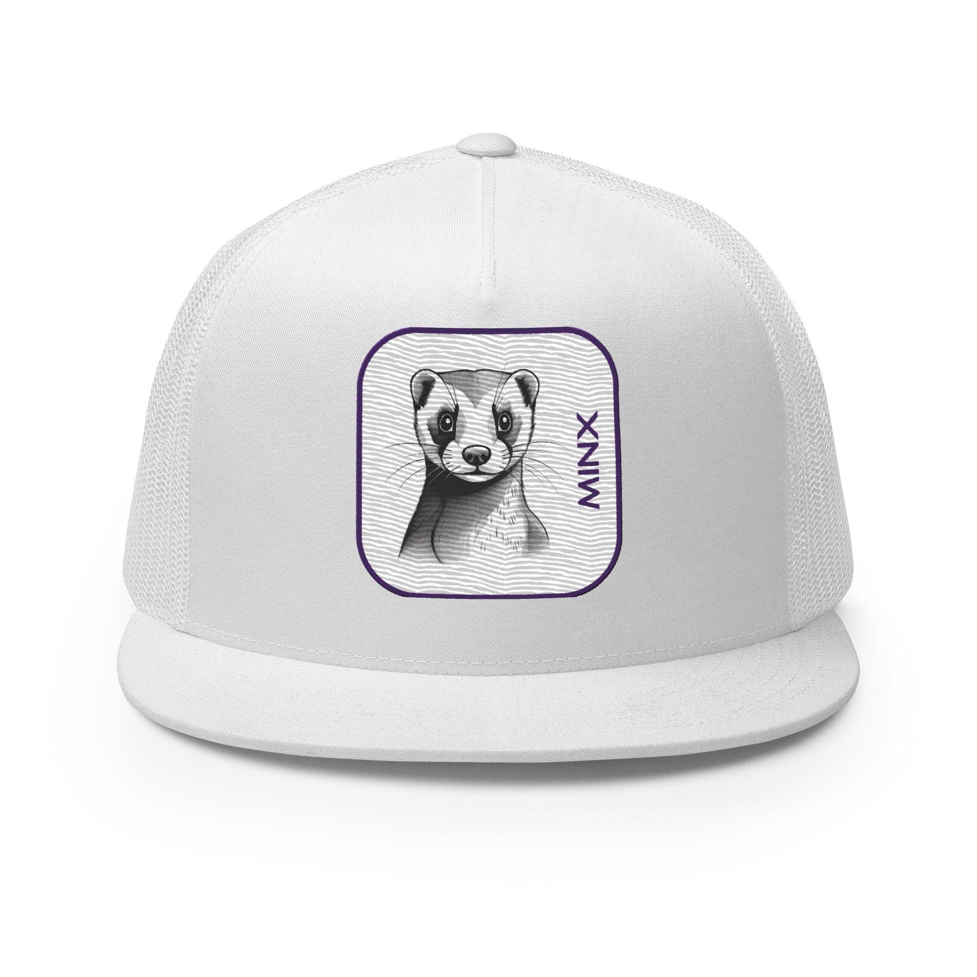 'Minx' five-panel Trucker Cap - POMA Graphics