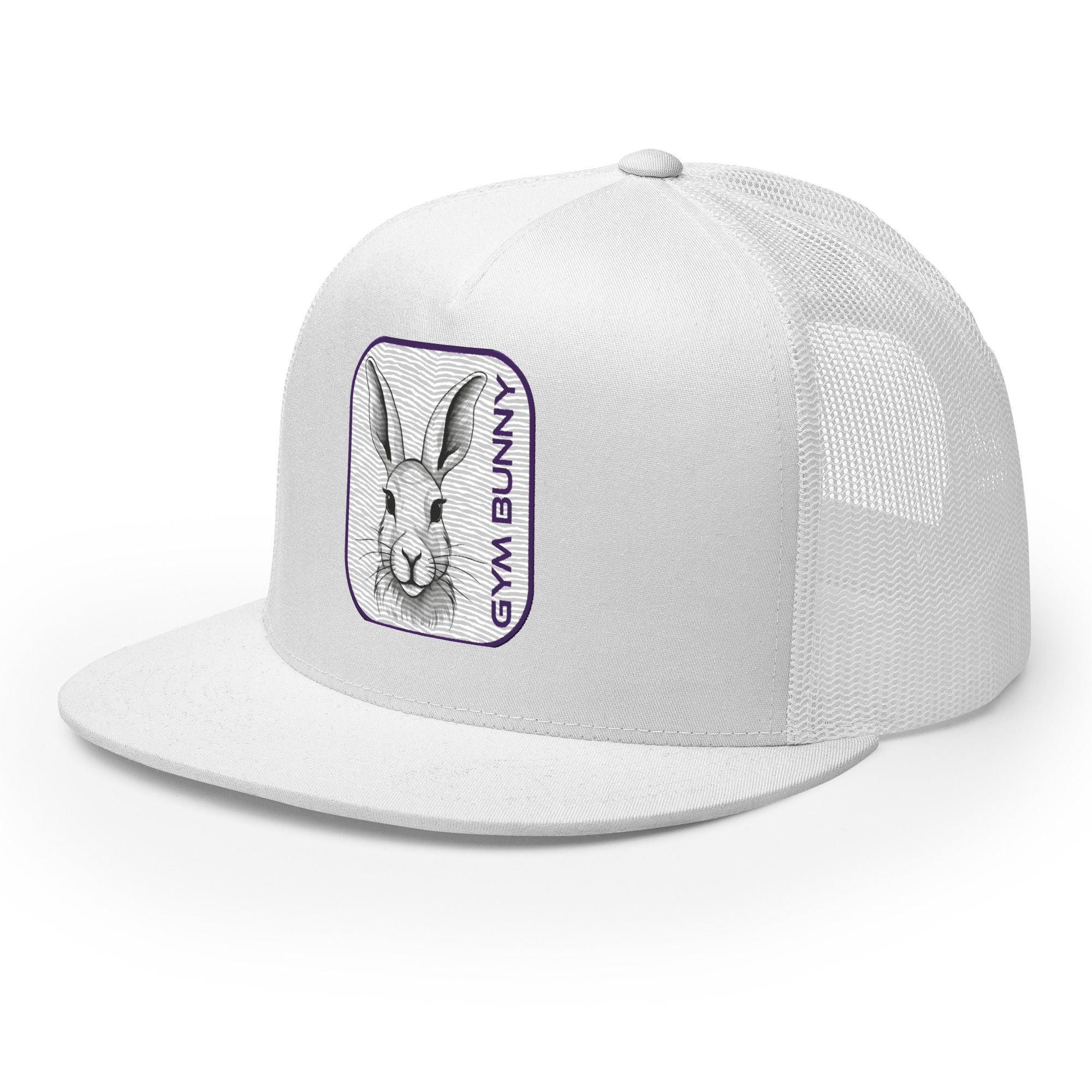 'Gym Bunny' five-panel Trucker Cap - POMA Graphics