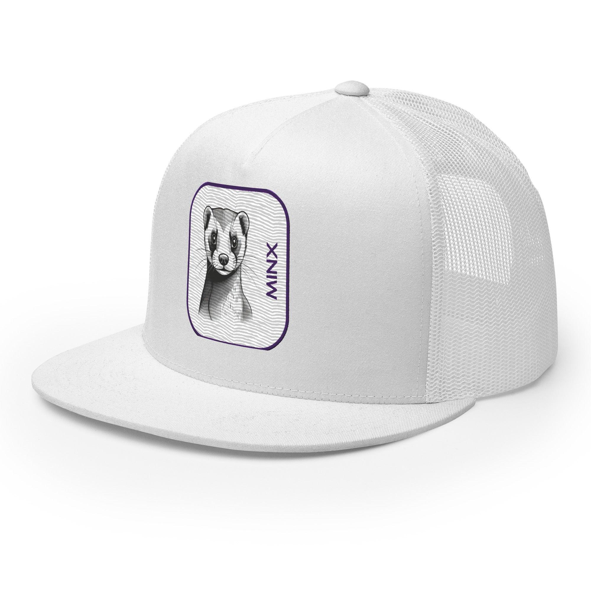 'Minx' five-panel Trucker Cap - POMA Graphics