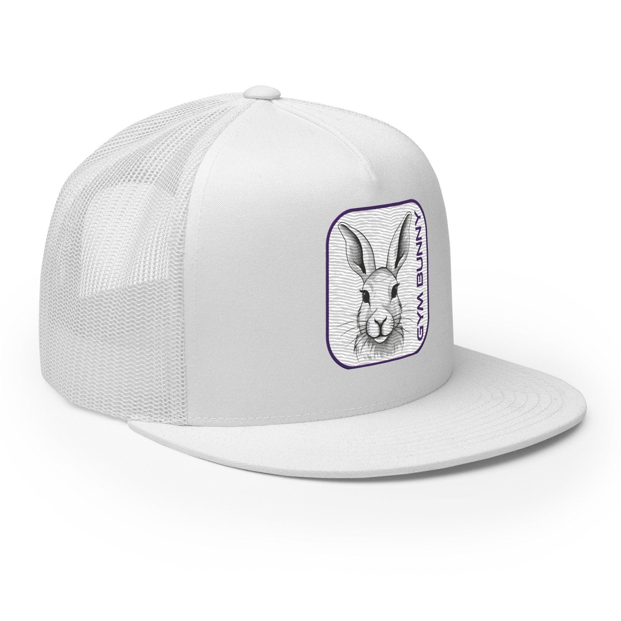 'Gym Bunny' five-panel Trucker Cap - POMA Graphics