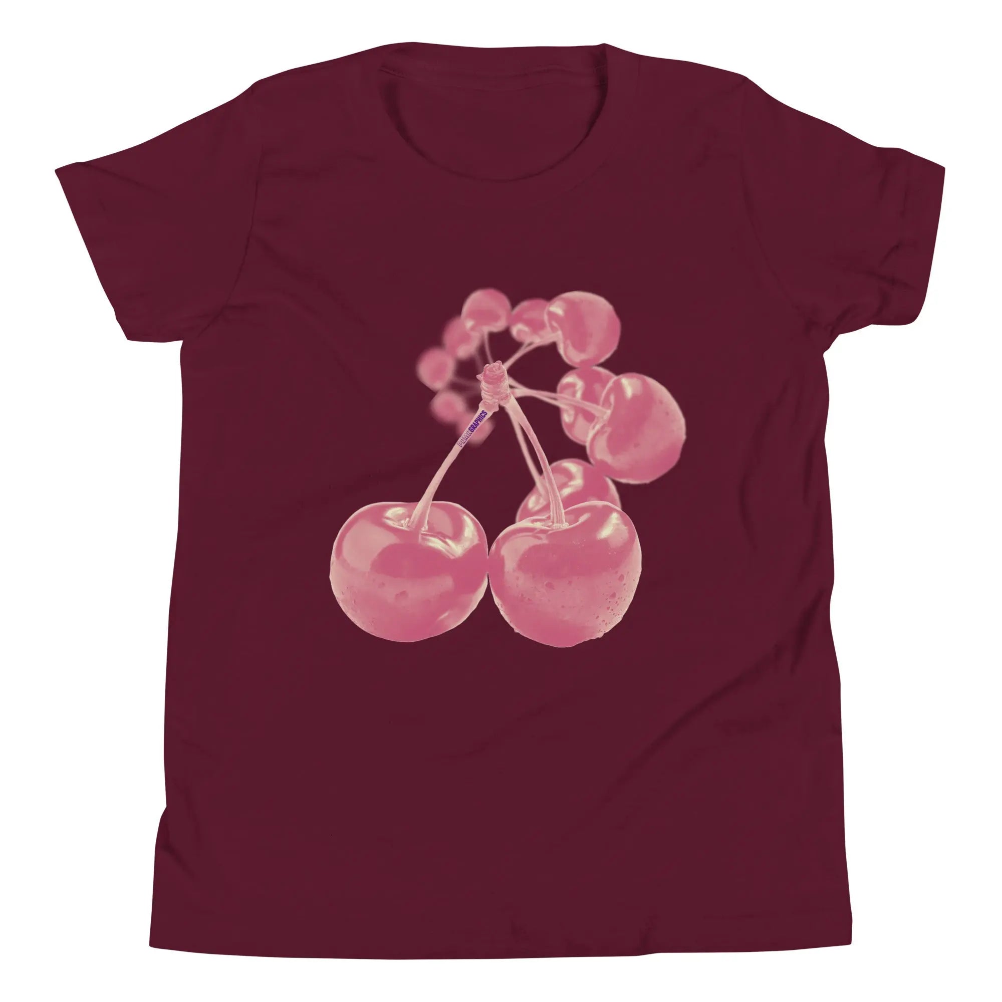 'Cherry Red Vortex' Baby Tee - Image #6