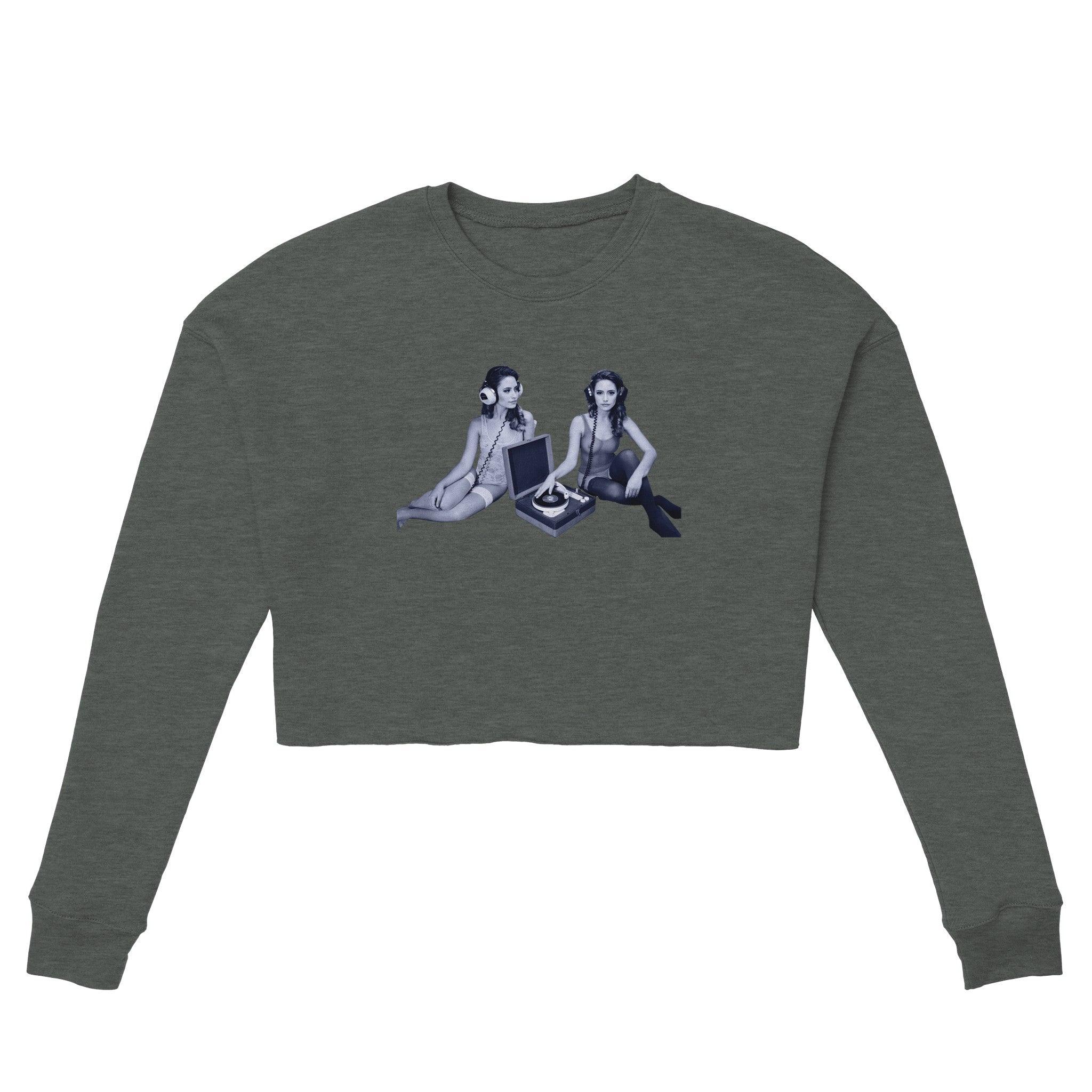 'Pre-Party' Cropped Sweatshirt - POMA