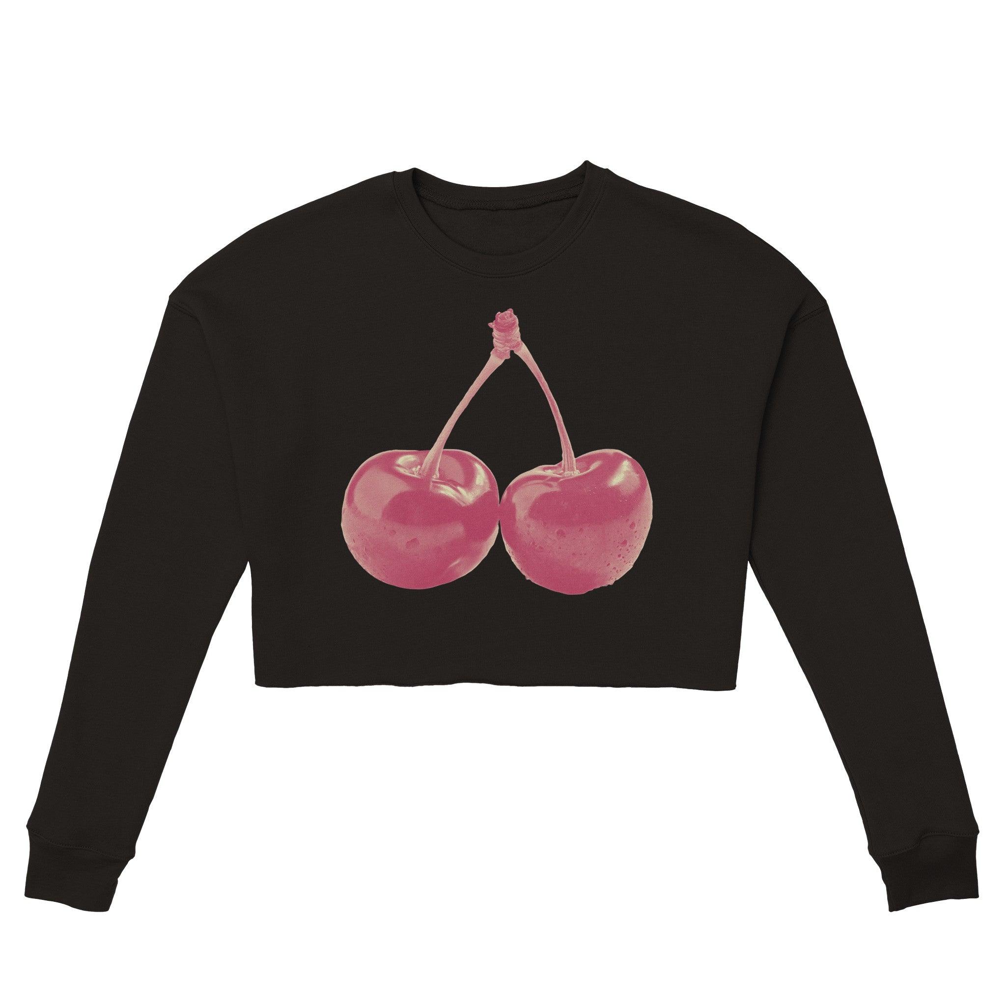 'Cherry Red' Cropped Sweatshirt - POMA