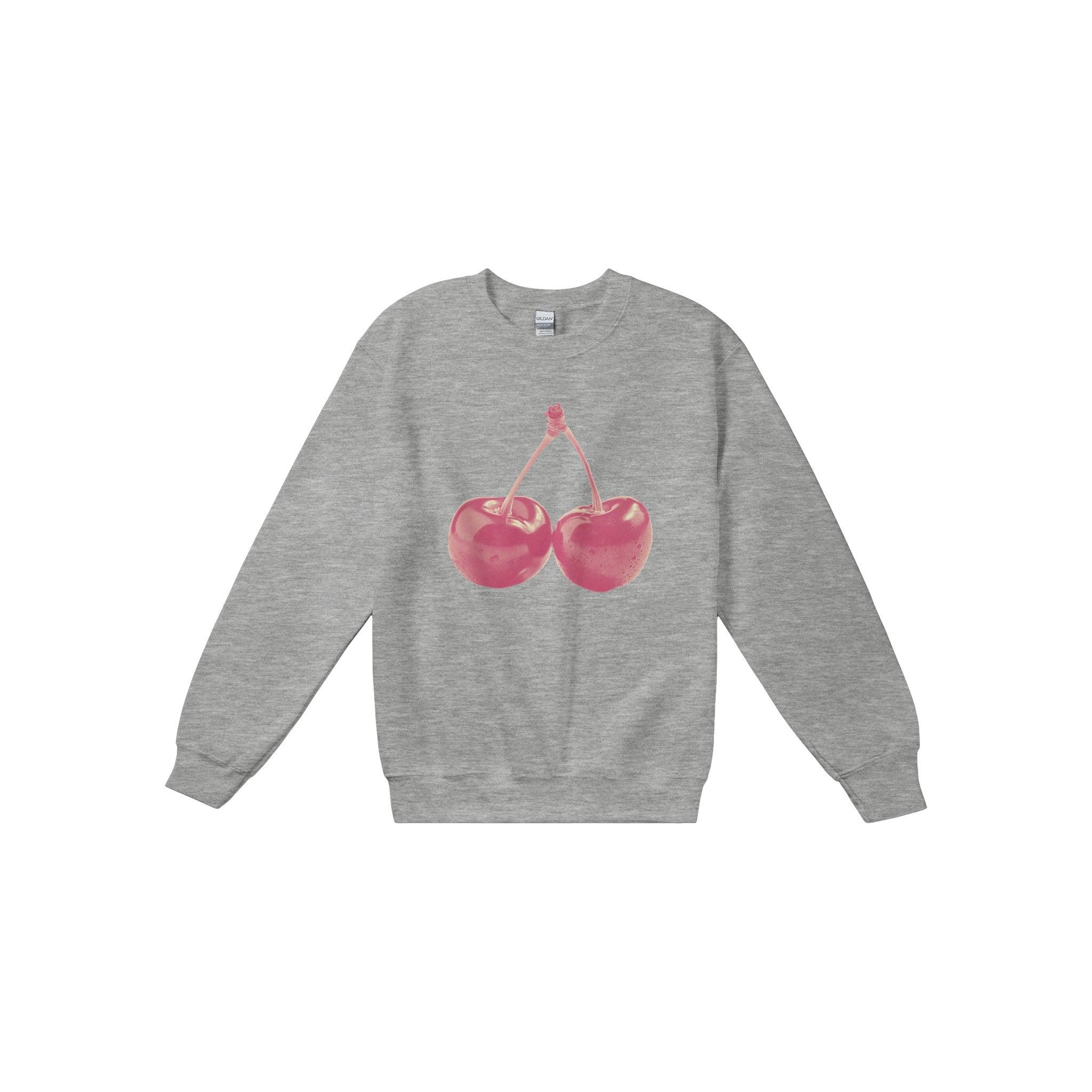 'Cherry Red' Boyfriend Sweatshirt - POMA