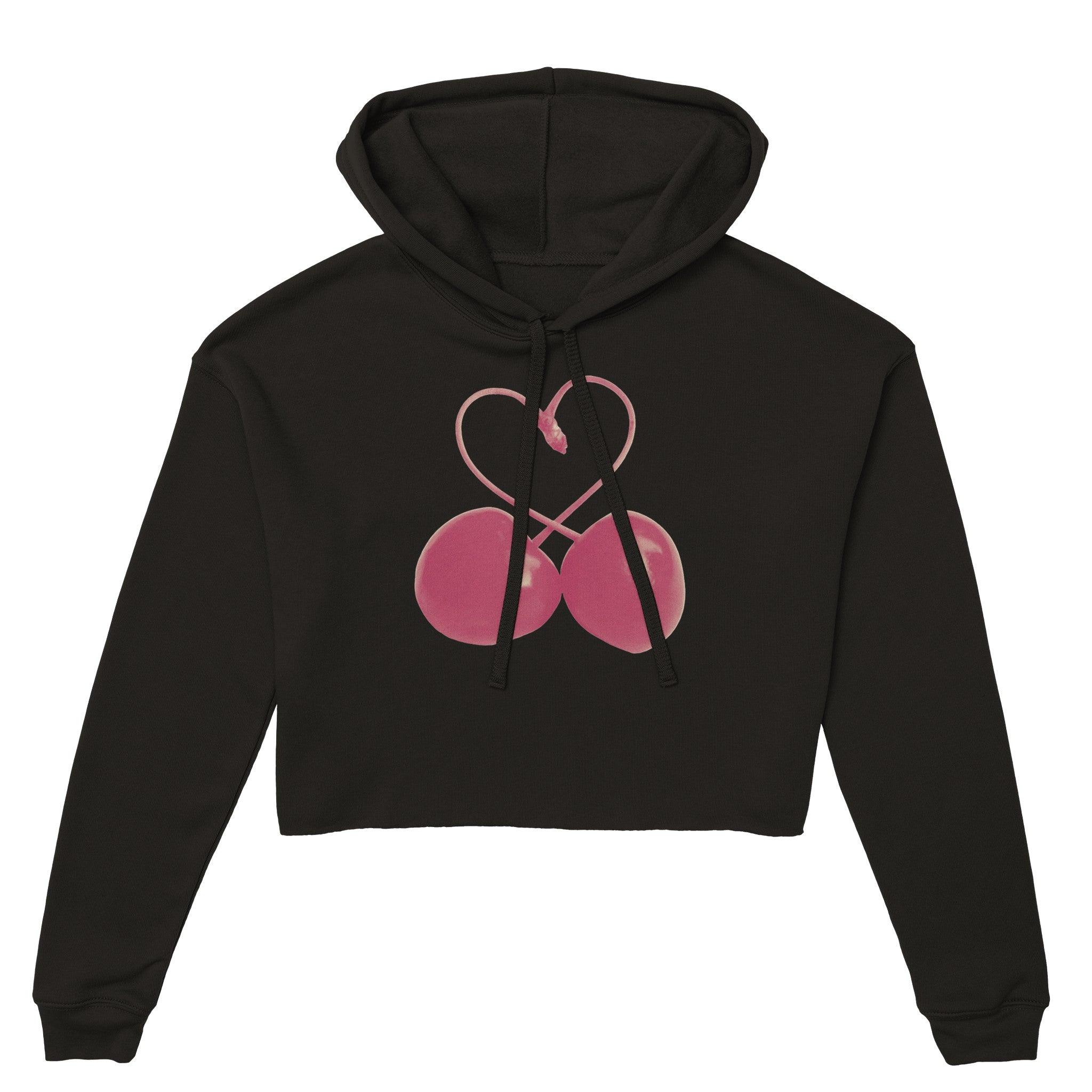 'Cherry Love' Cropped Hoodie - POMA