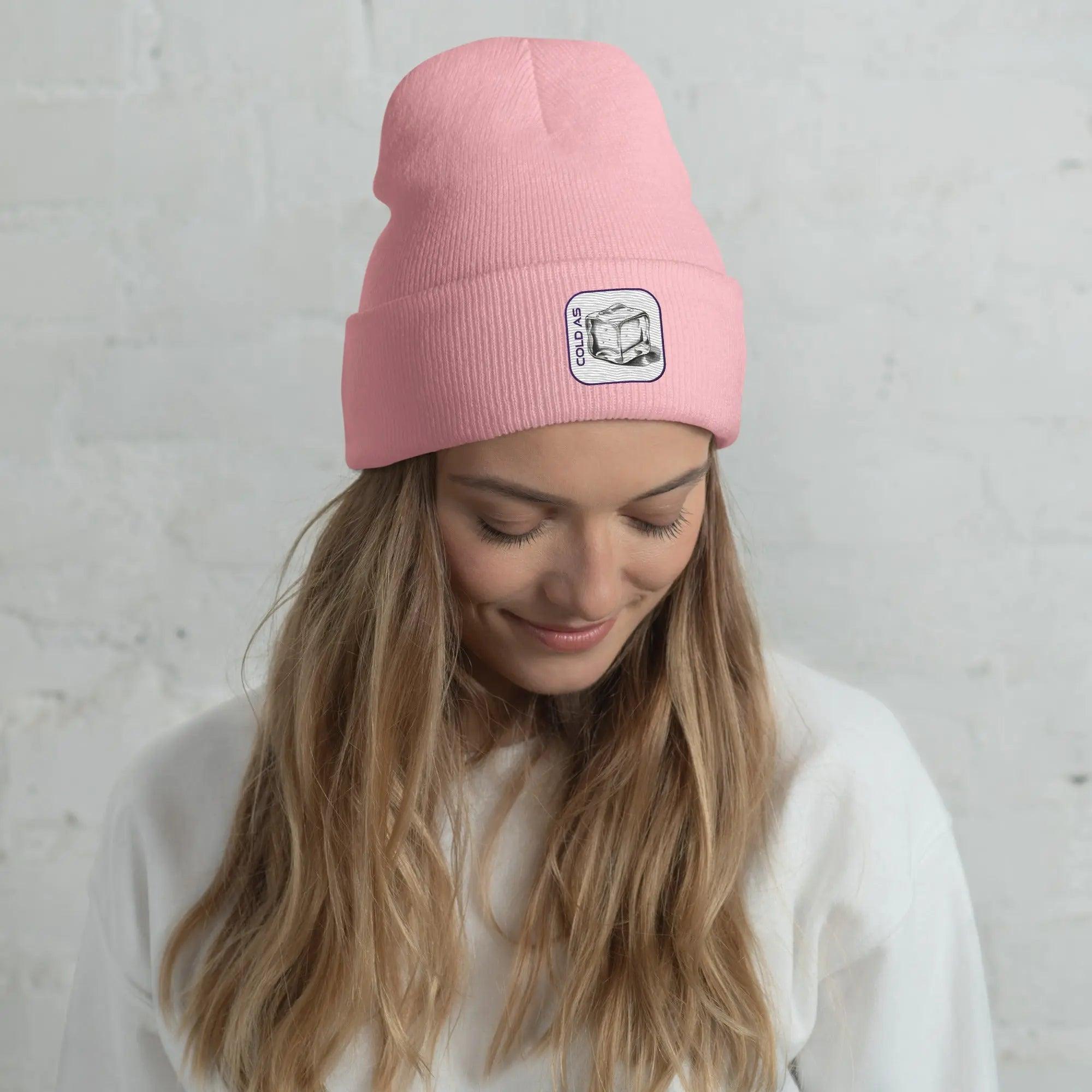 'Cold as Ice' Cuffed Beanie - POMA Graphics