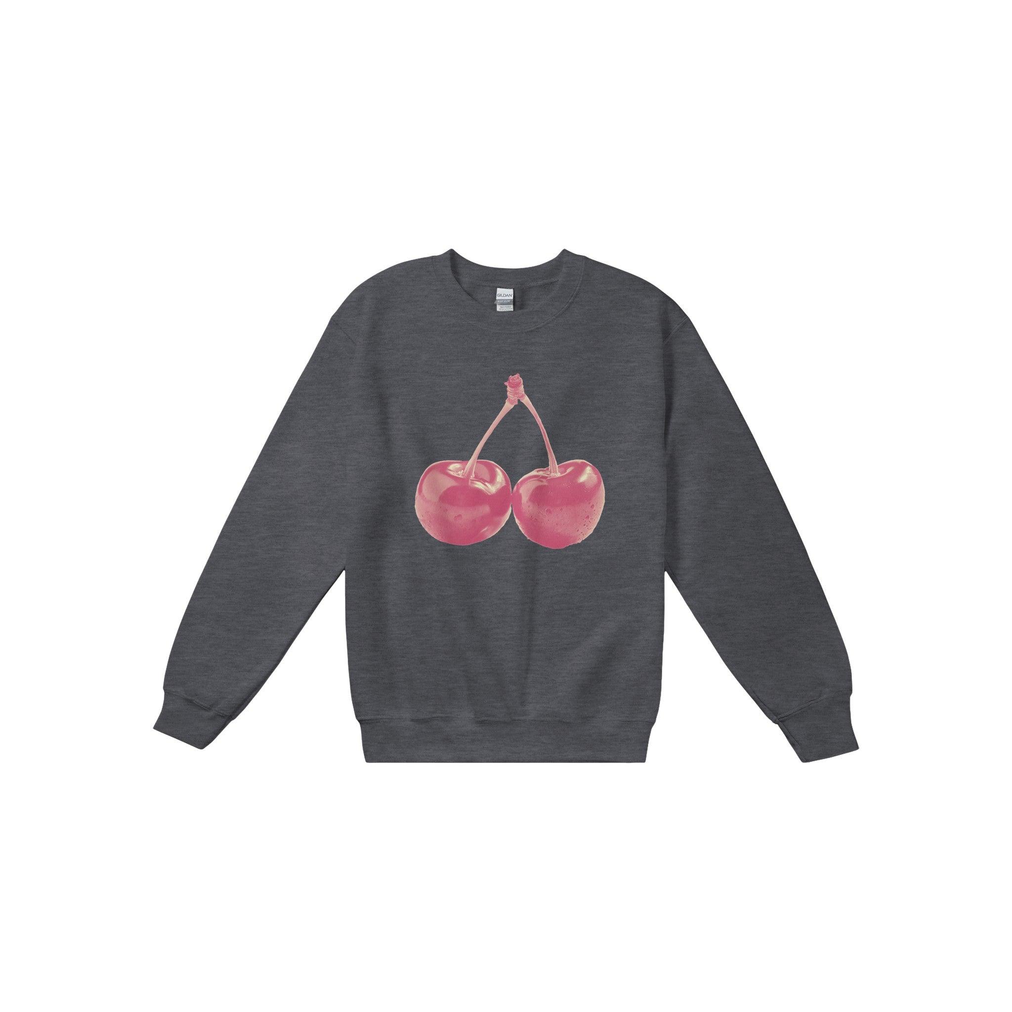 'Cherry Red' Boyfriend Sweatshirt - POMA