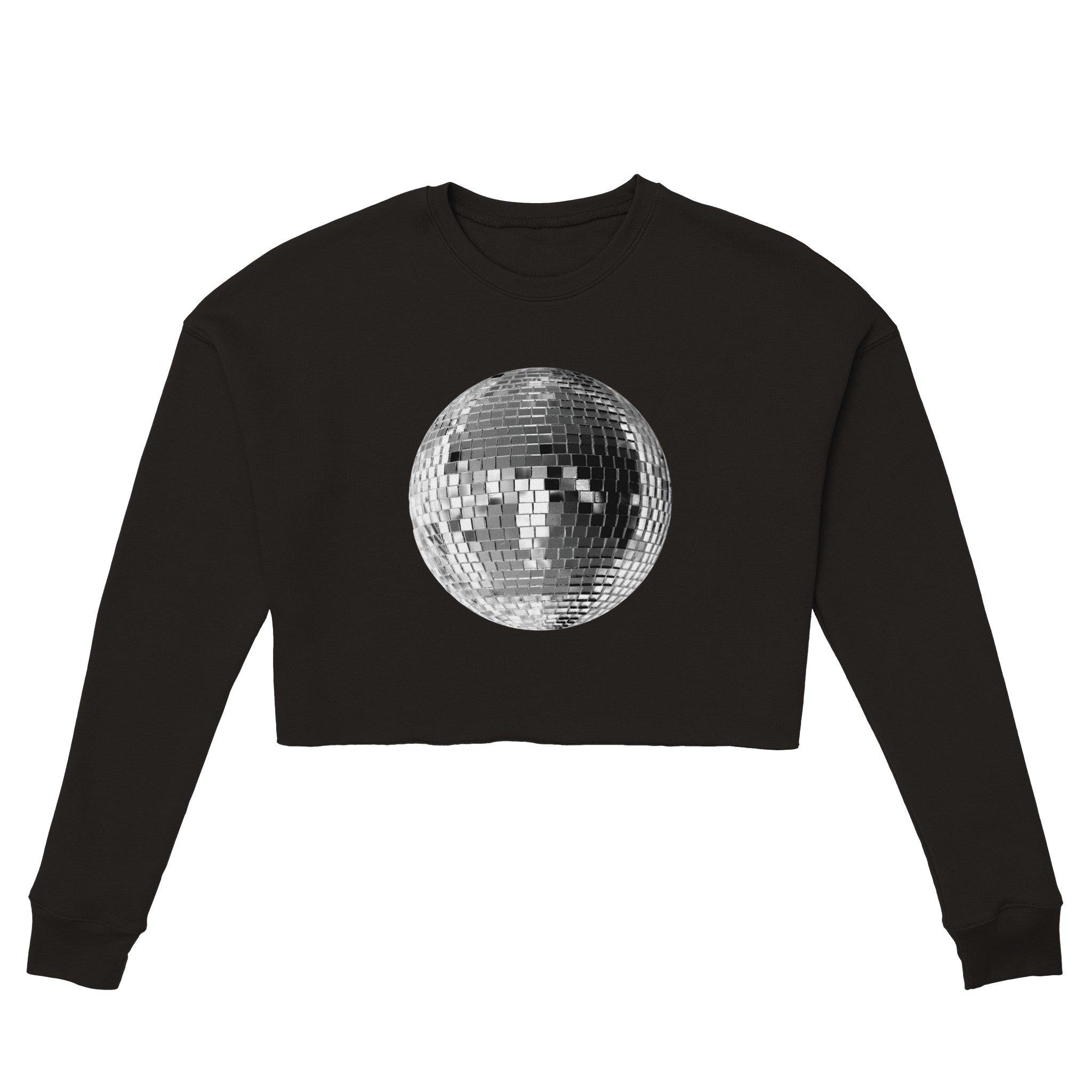 'Disco Ball' Cropped Sweatshirt - POMA