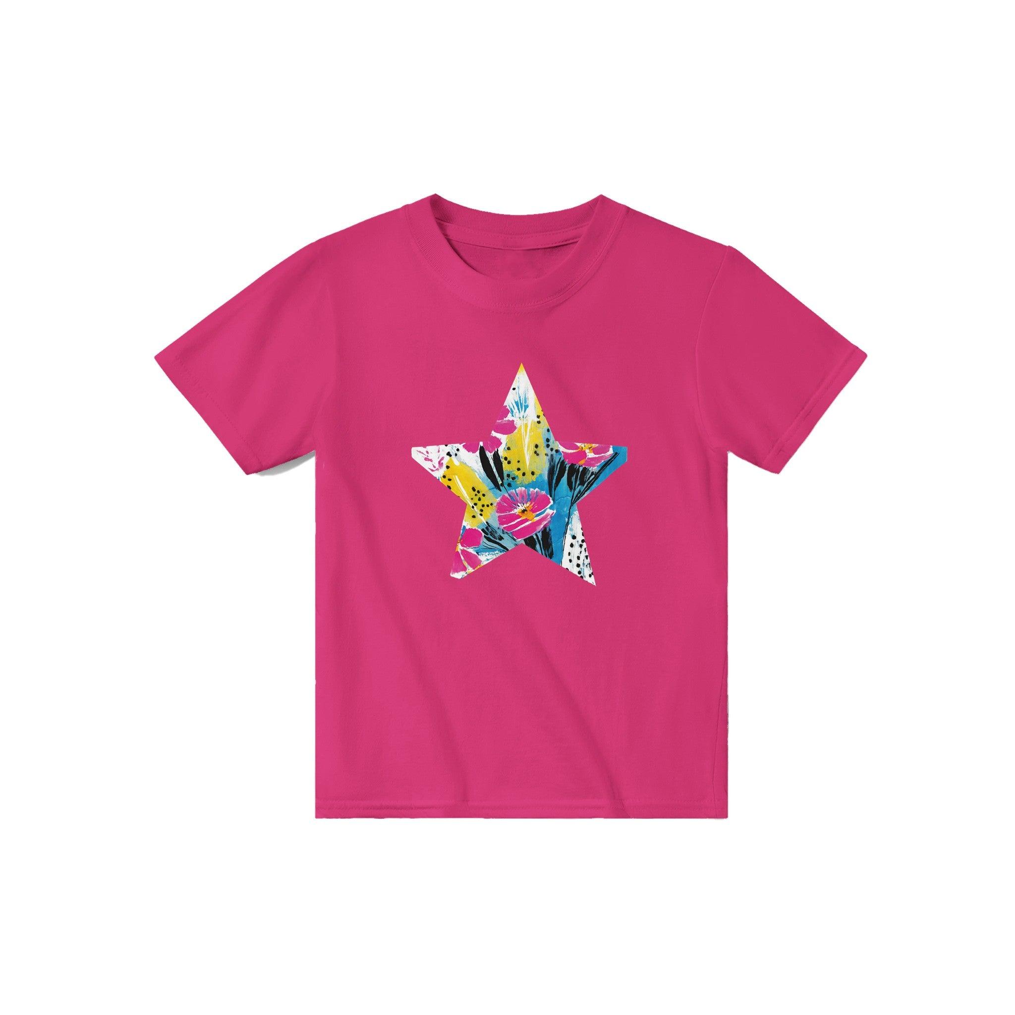 'Floral Star' Baby Tee - POMA