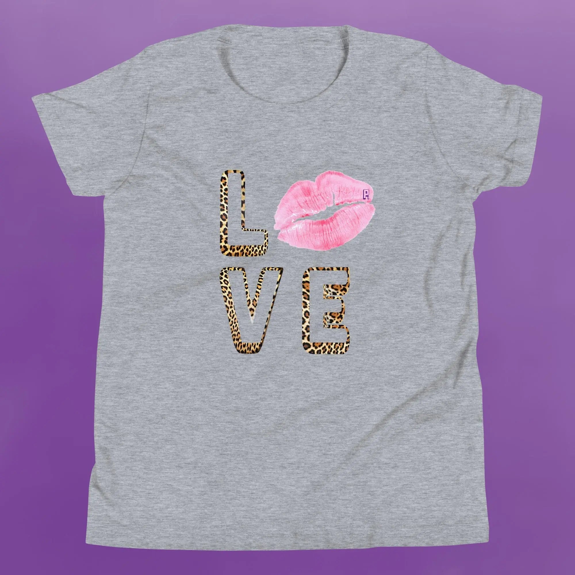 'Leopard Print Love' Baby Tee - Image #2