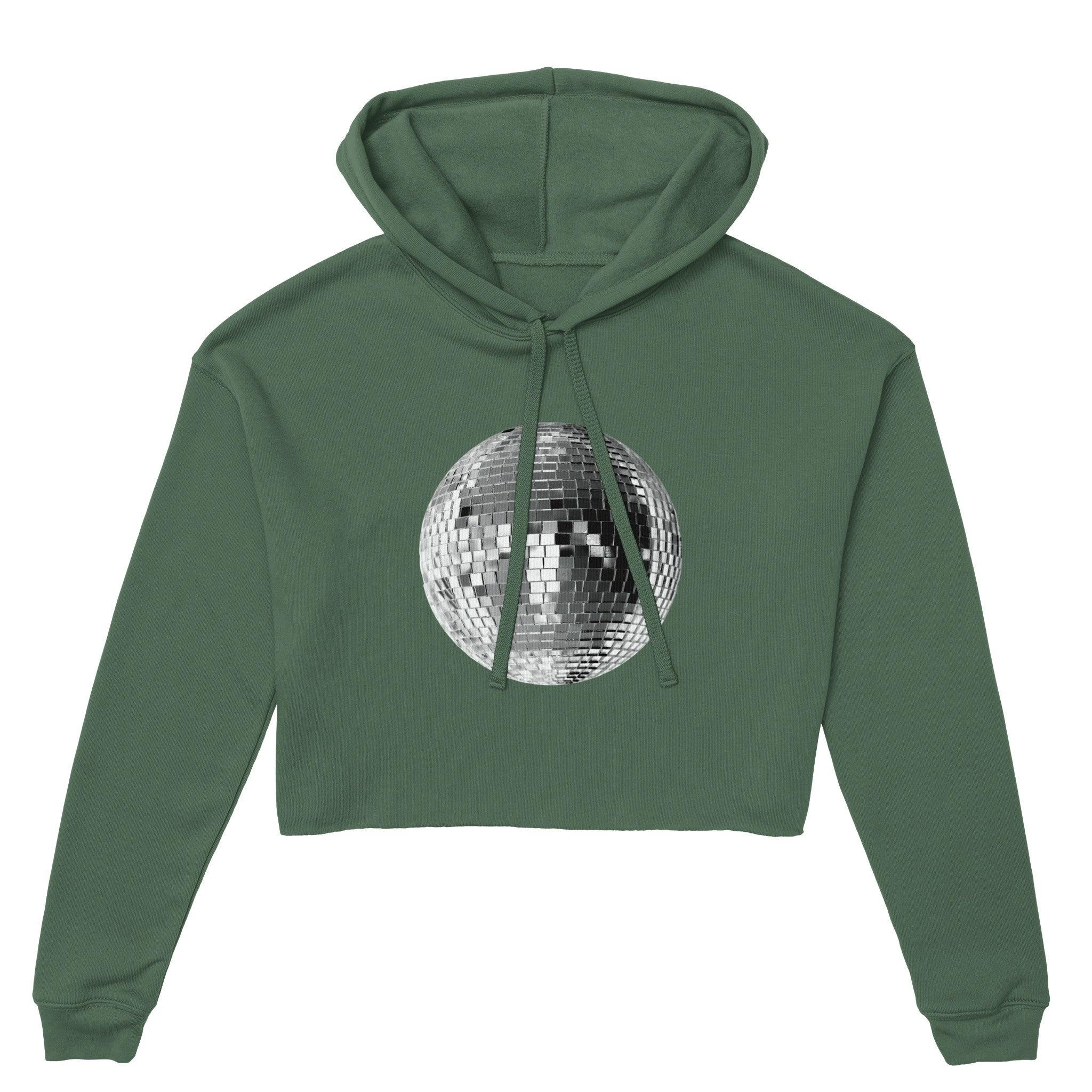 'Disco Ball' Cropped Hoodie - POMA